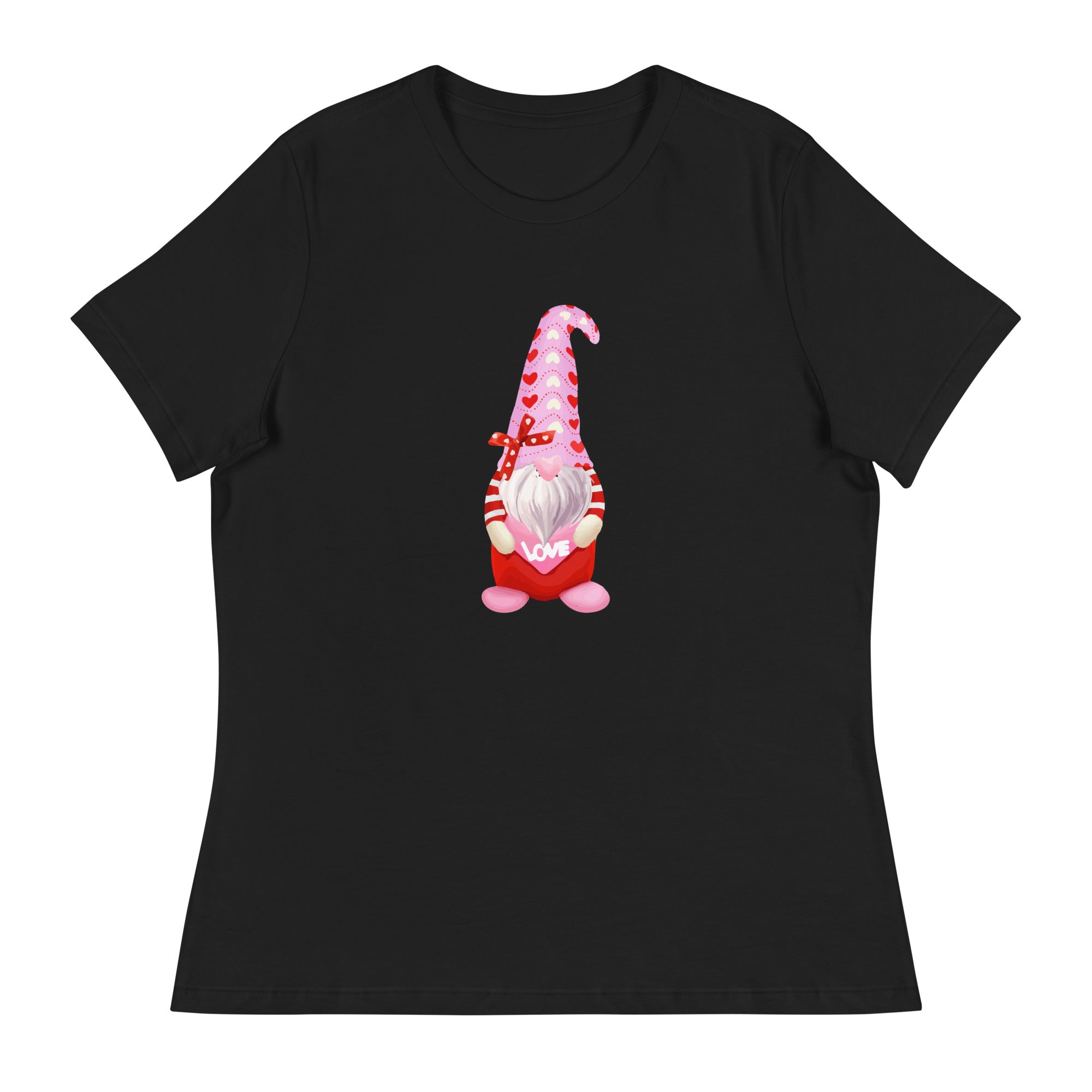 Premium Valentine Gnome Women's Relaxed Fit T-Shirt