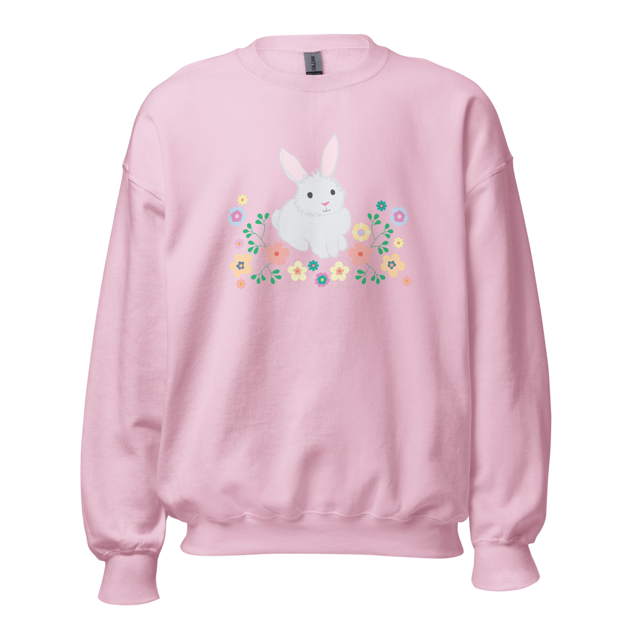 Premium Floral Bunny Crewneck Sweatshirt - Ultimate Comfort