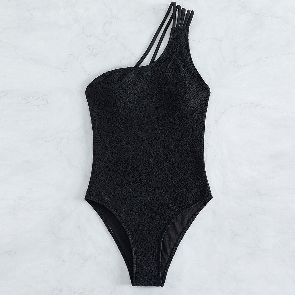 Ultimate Brazilian One-Piece Swimsuit - Sexy Open Back & Textured Design