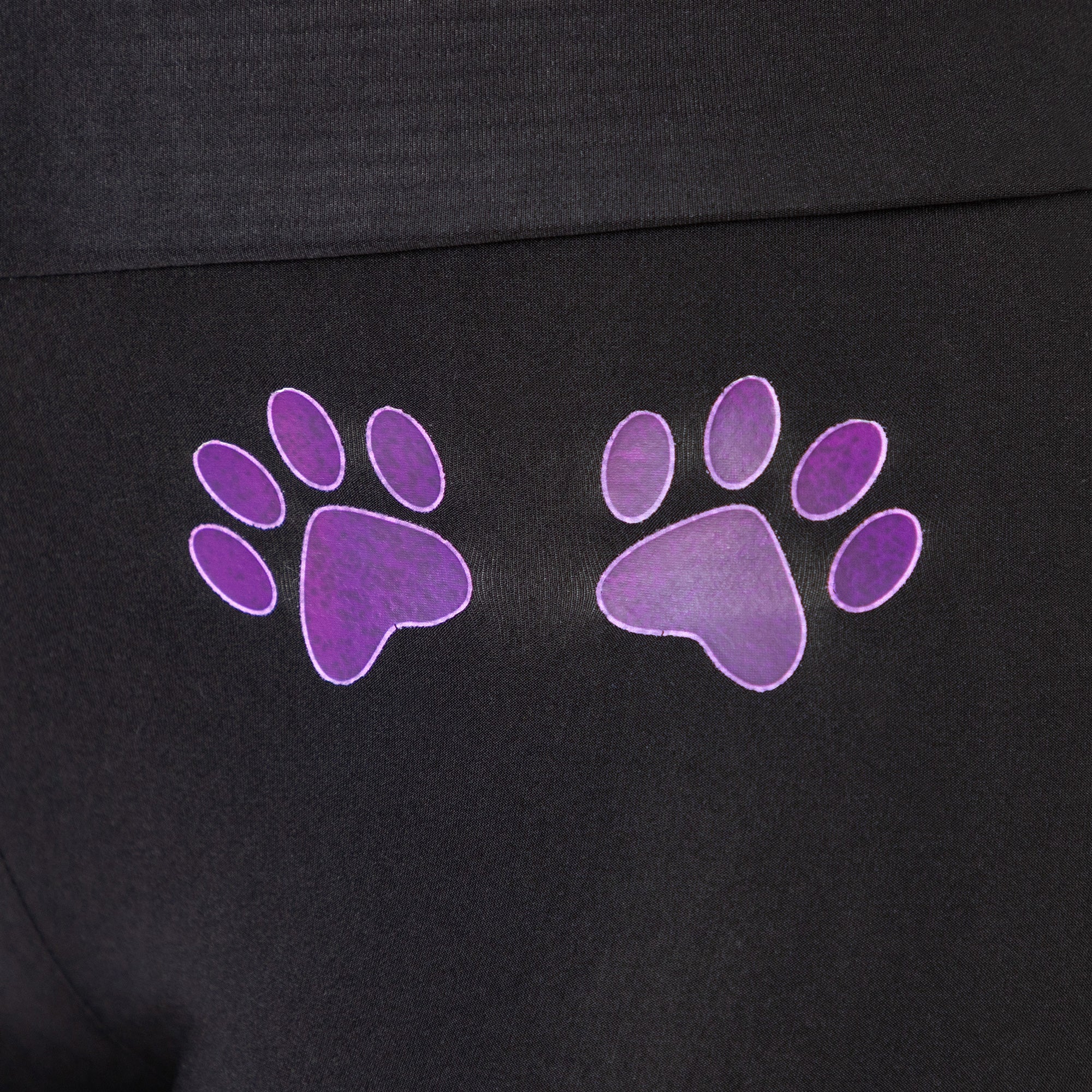 Premium Paw Print Fleece-Lined Leggings - Ultimate Warmth & Style