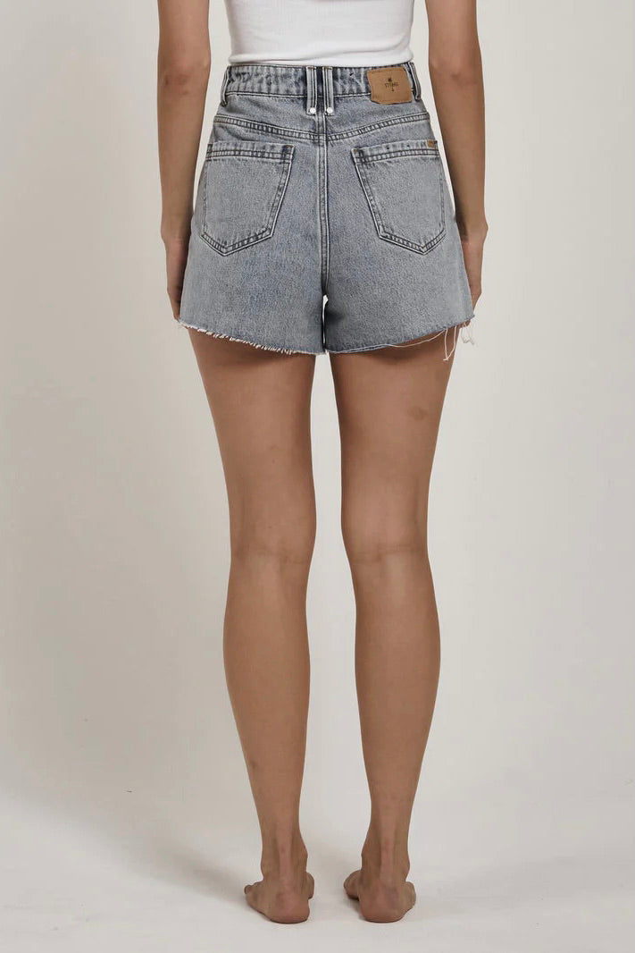 Ultimate Thrills Erica Short - Garage Blue | Premium Denim Cut-Offs