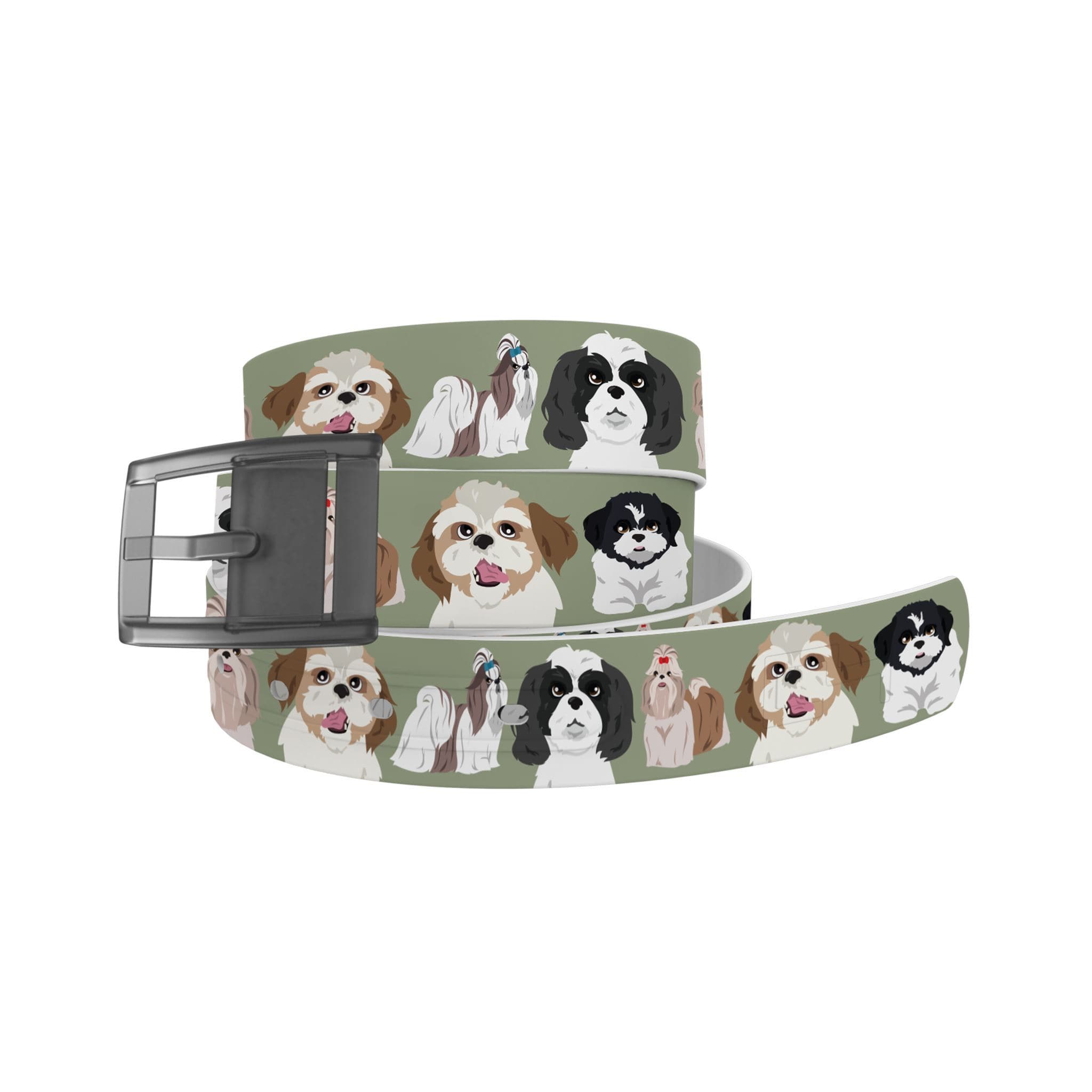 Premium Shih Tzu Belt with White Buckle - Ultimate Comfort & Style