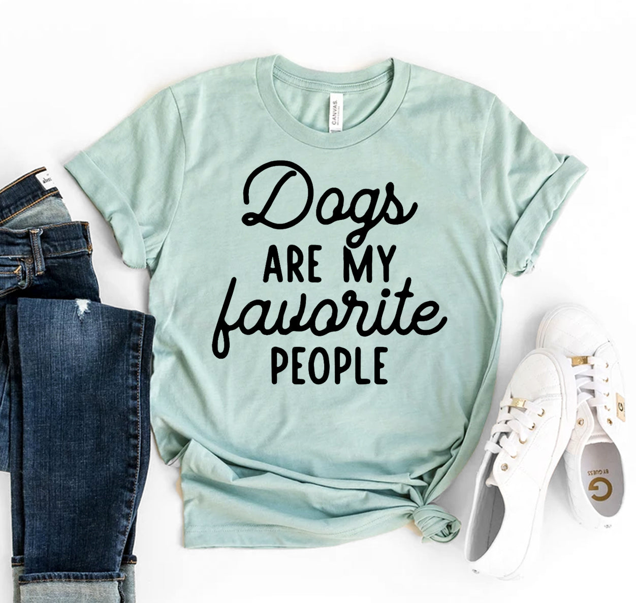 Premium 'Dogs Are My Favorite People' Vintage Tee