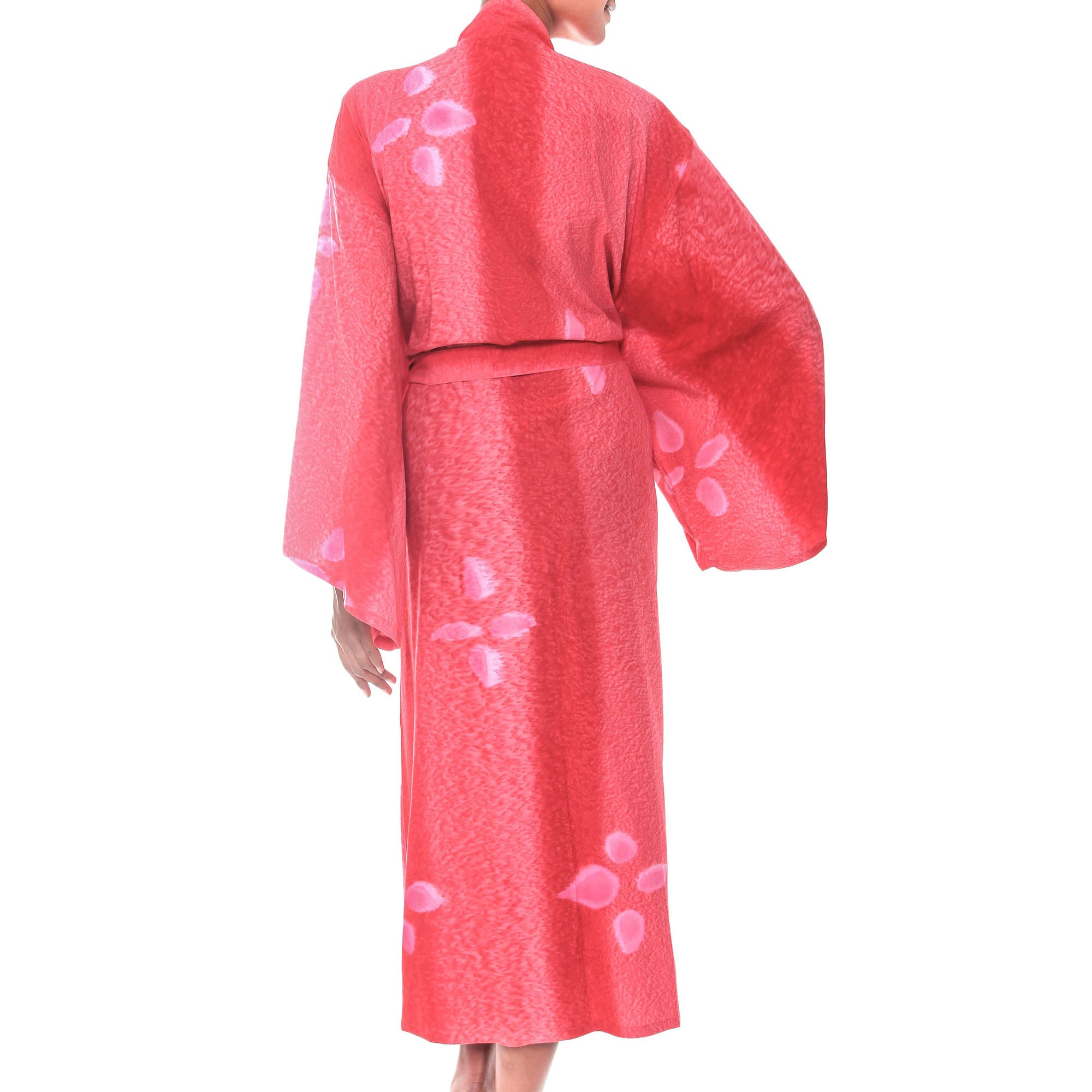 Premium Crimson Fair Trade Batik Robe - Ultimate Bali Chic