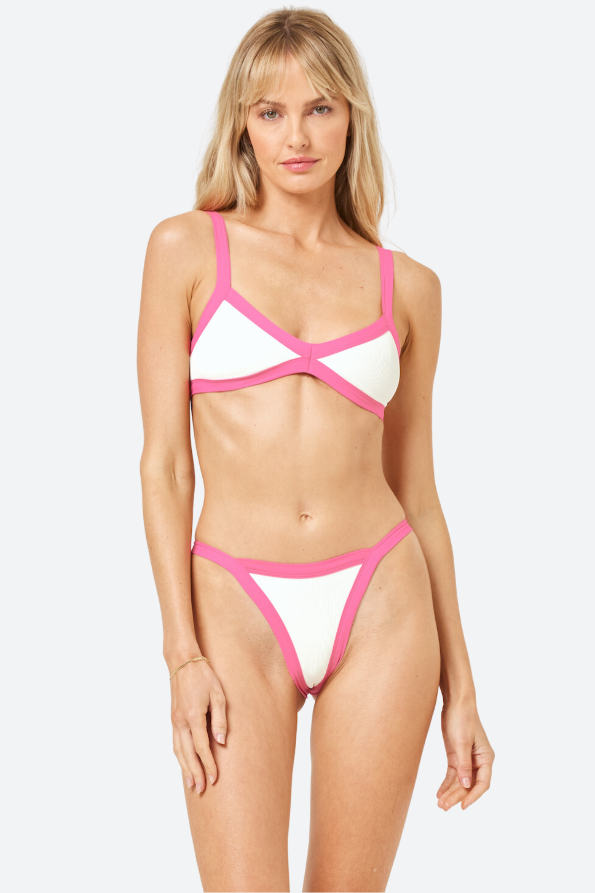 Premium L*Space Taylor Bralette - Bubblegum Pink & Cream