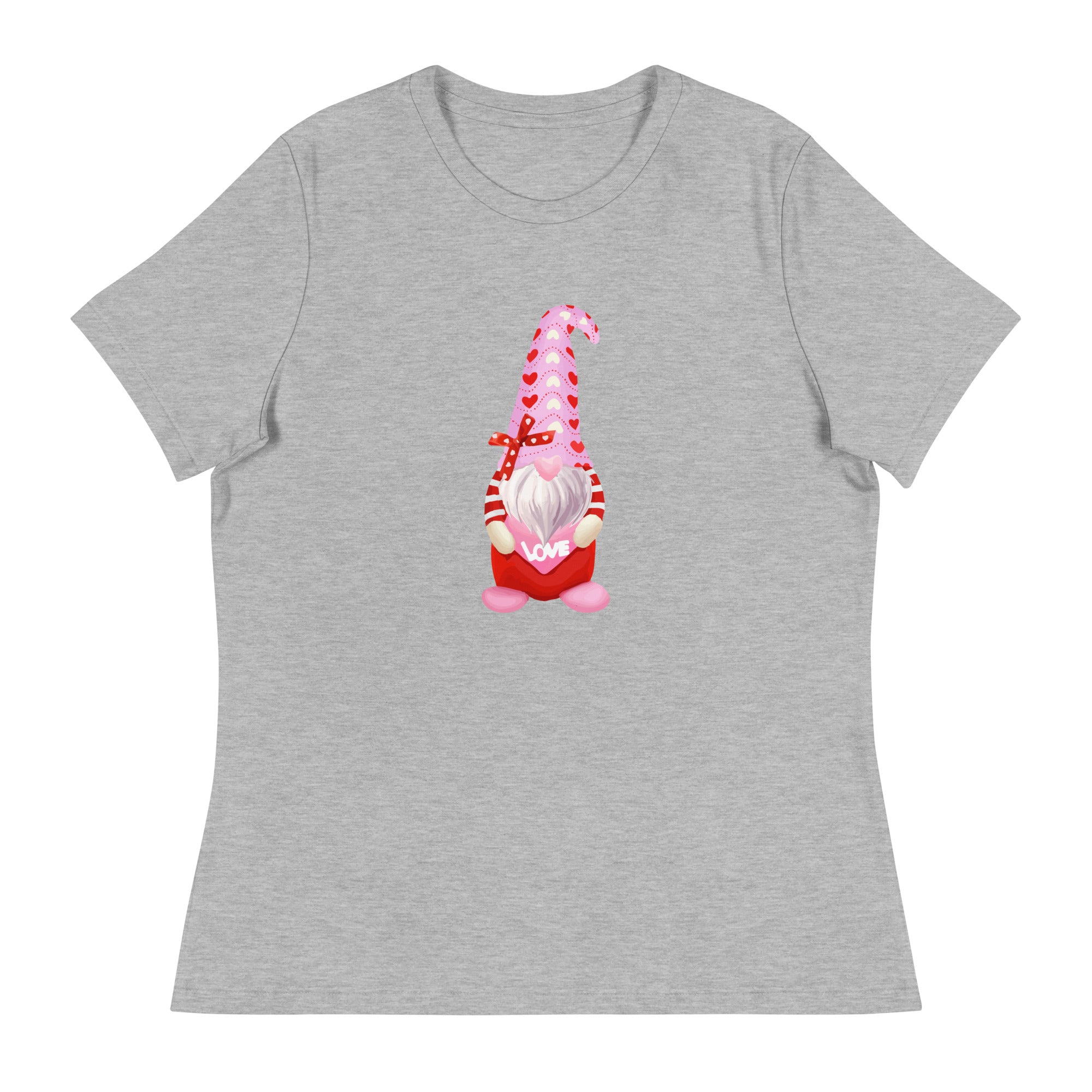 Premium Valentine Gnome Women's Relaxed Fit T-Shirt