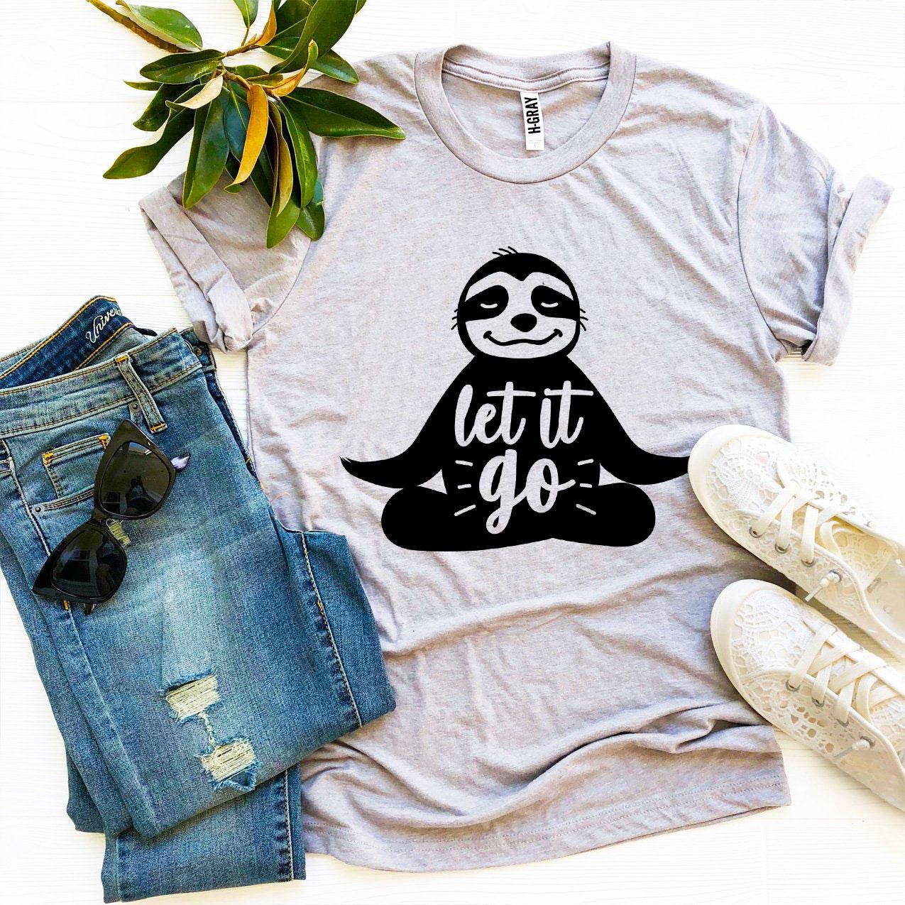 Premium Let It Go Sloth T-shirt - Ultimate Relaxation Wear