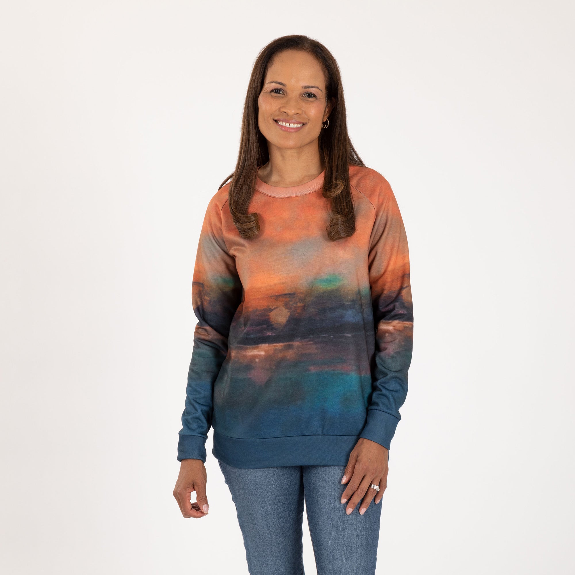 Premium Savannah Sunset Long Sleeve Top - Ultimate Comfort & Style