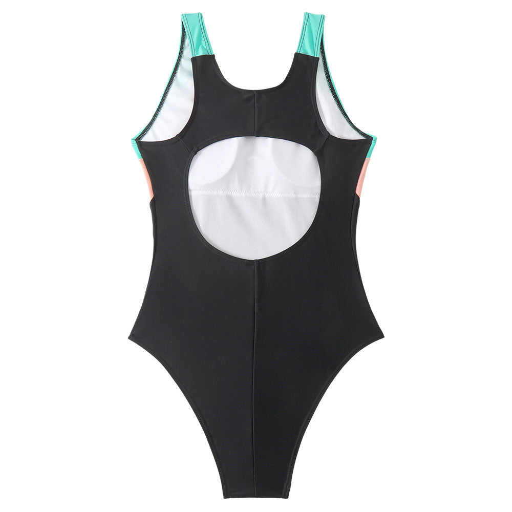 Ultimate Sporty Contrast One-Piece Swimsuit | Chic Cut-Out Design