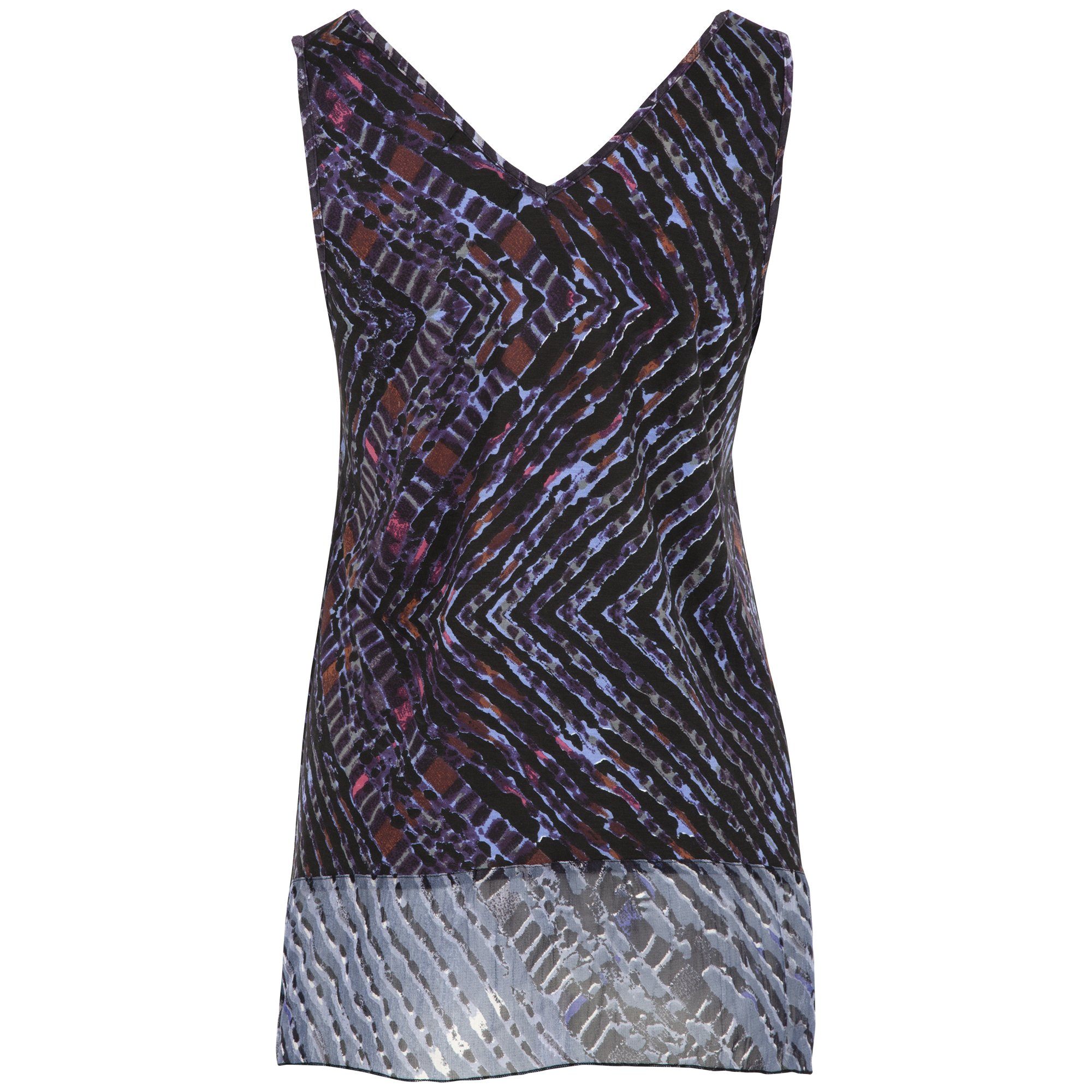 Premium Blurred Lines Sleeveless Tunic - Ultimate Summer Style