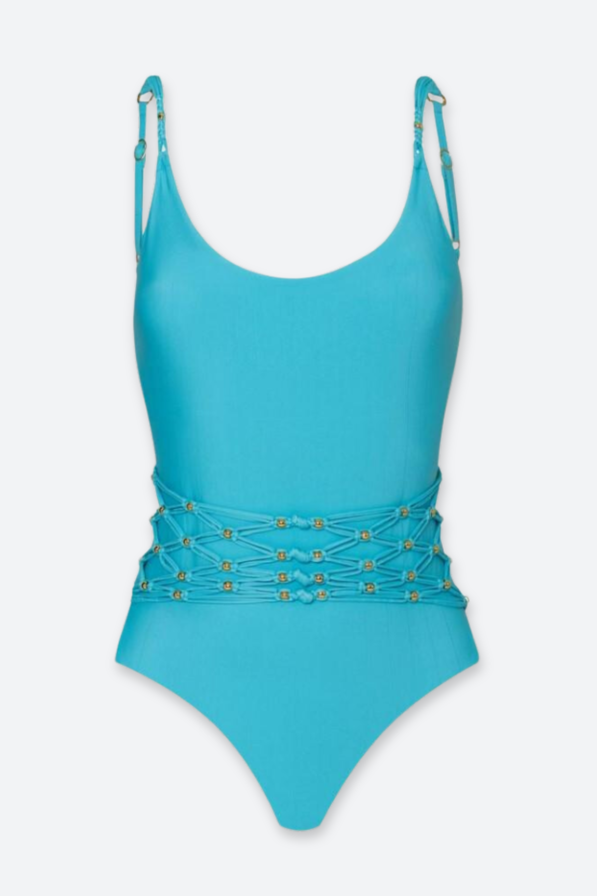 Premium PQ Swim Beaded Brynn One Piece in Kai - Ultimate Elegance