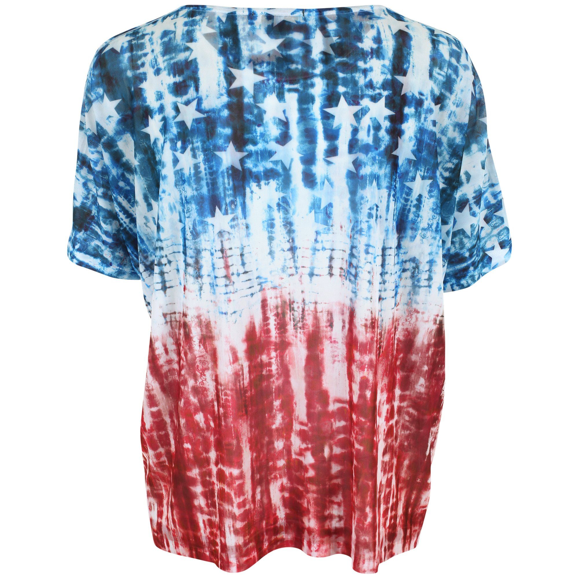 Ultimate Patriotic Tie-Dye Dolman Top - Premium Comfort & Style