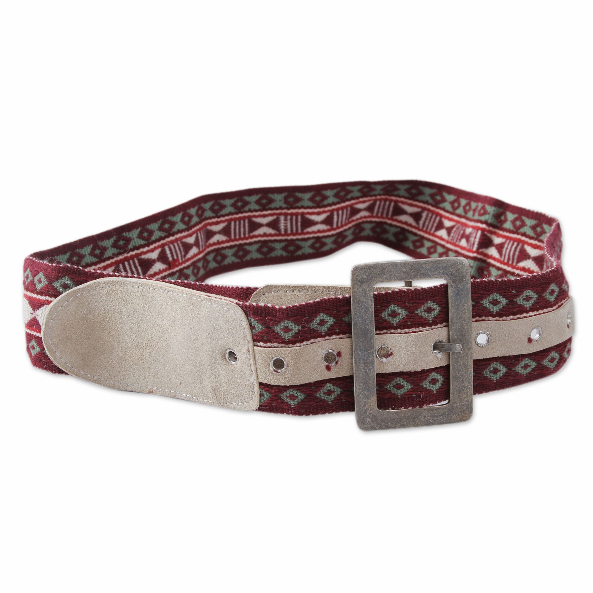 Premium Alpaca & Suede Belt - Cuzco Vibes Collection