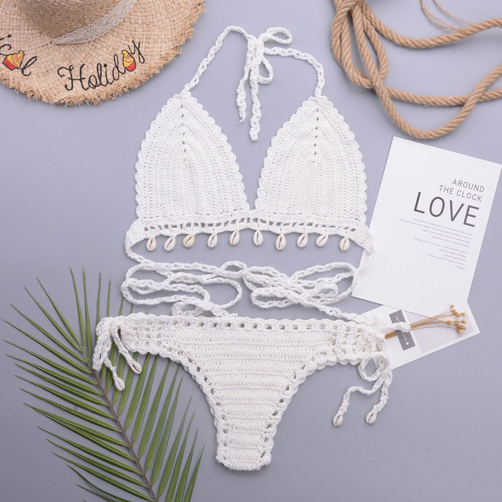 Ultimate Crochet Knit Brazilian Bikini Set – Stylish & Sexy Beachwear