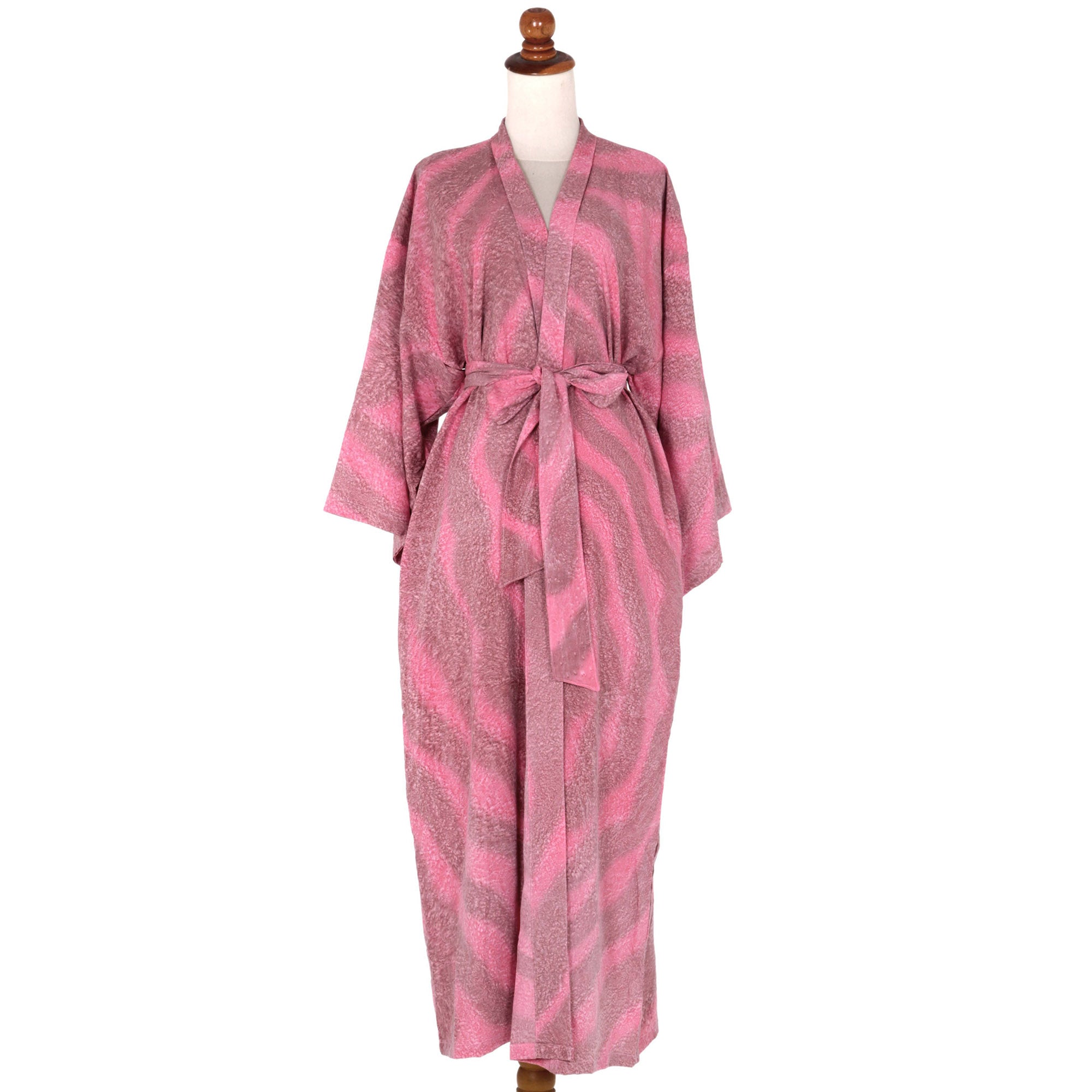 Premium Coral Reef Rayon Kimono Robe