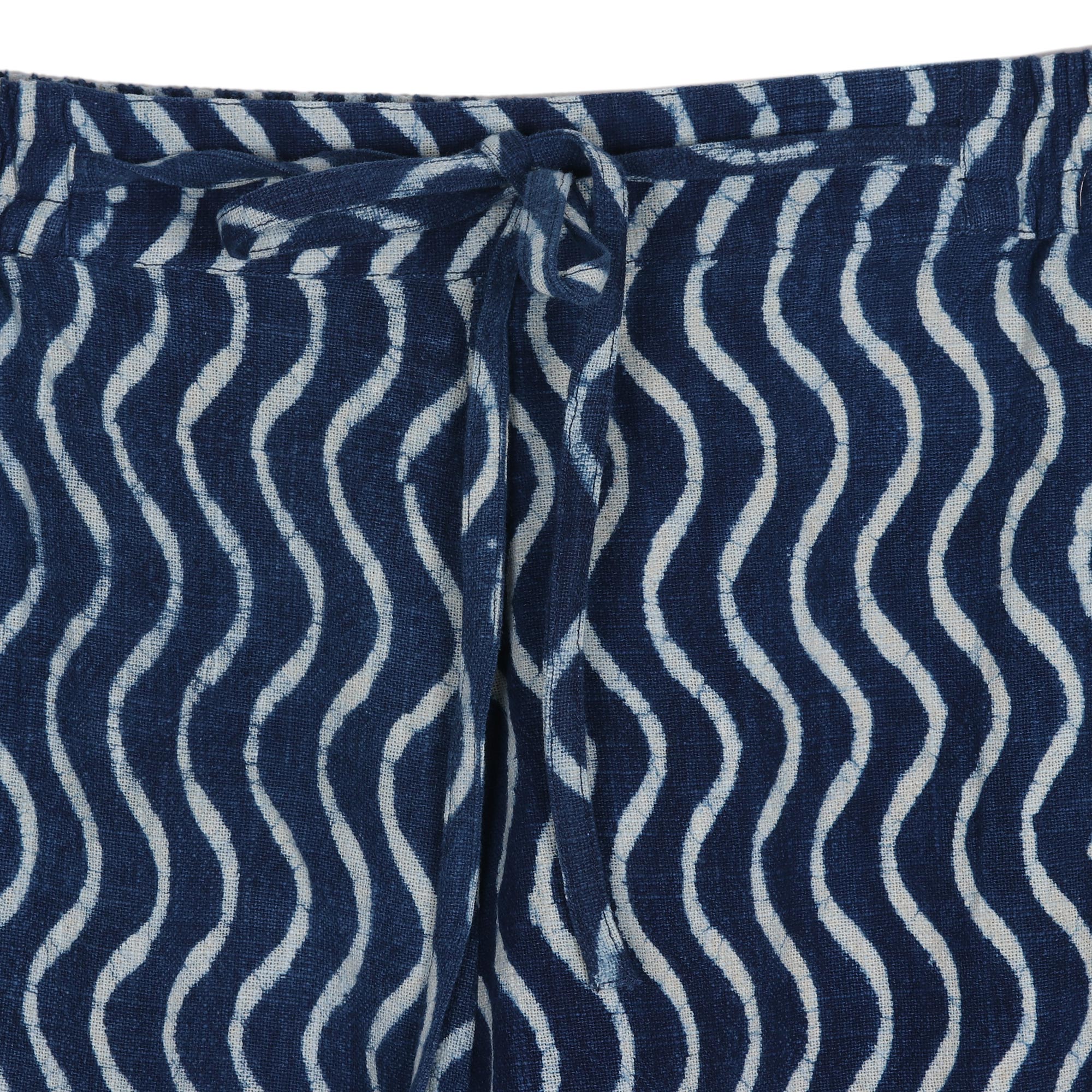 Premium Zigzag Block-Printed Cotton Pants - Handcrafted in India