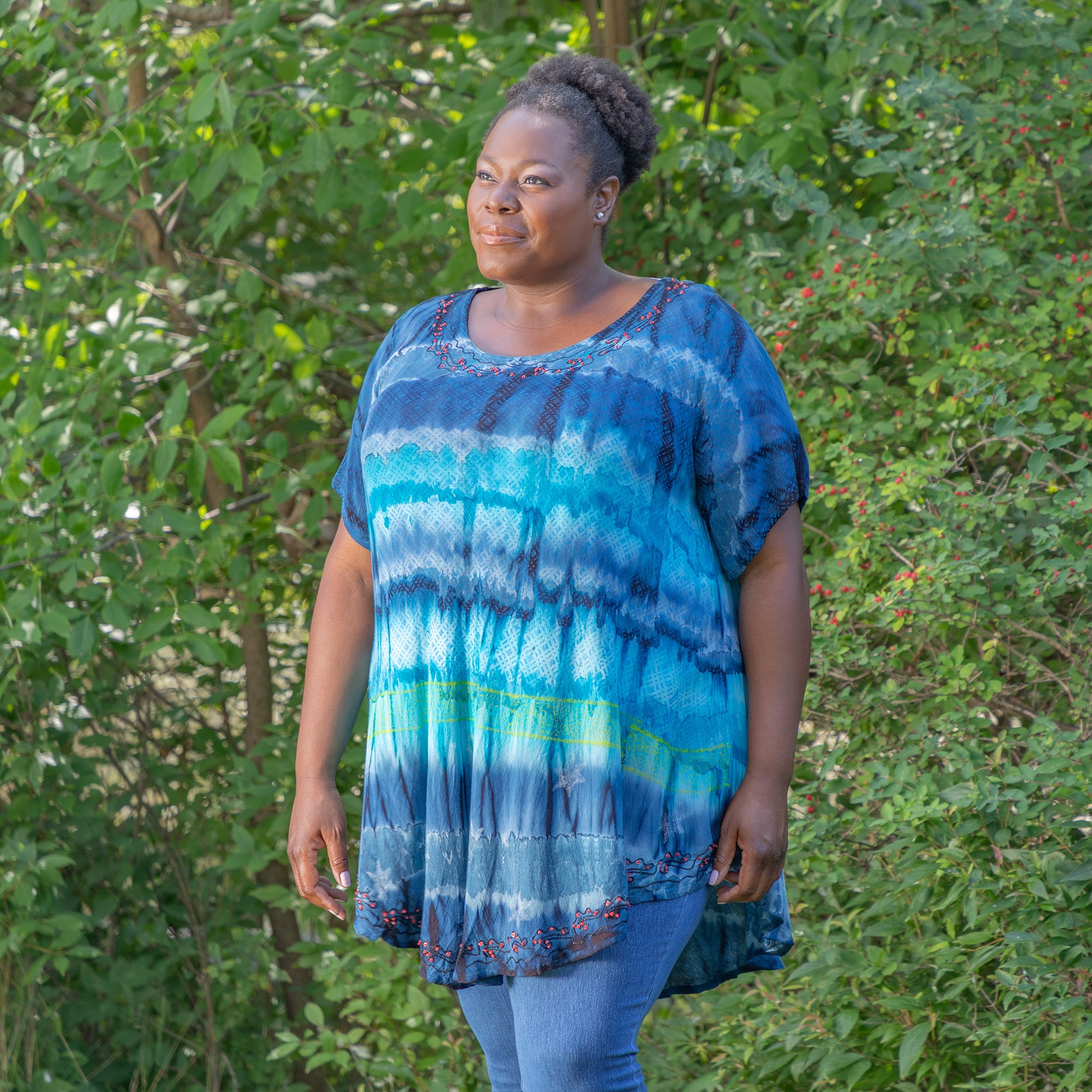 Premium Starry Night Tunic - Ultimate Comfort & Style