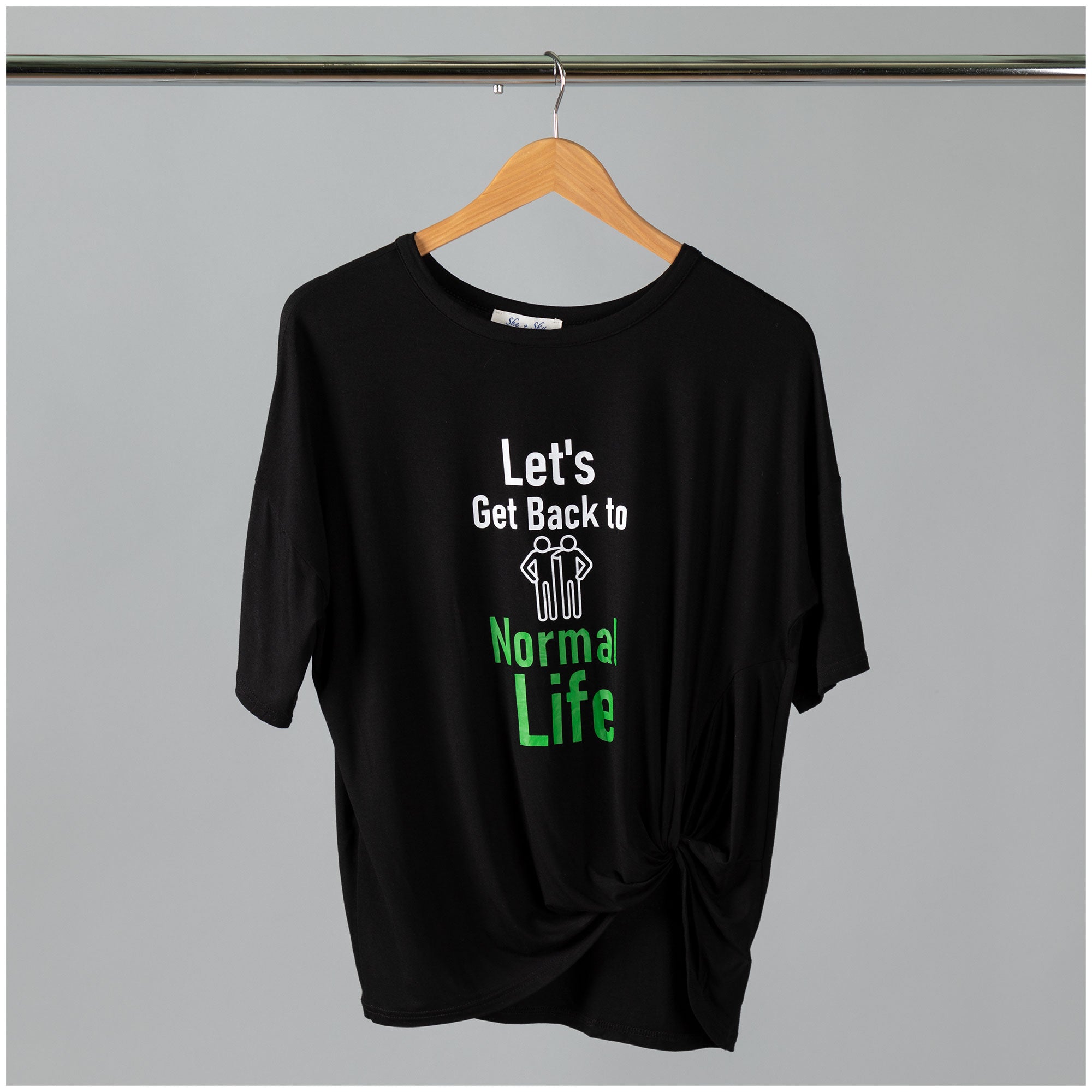 Premium Let's Get Back Dolman Twist T-Shirt