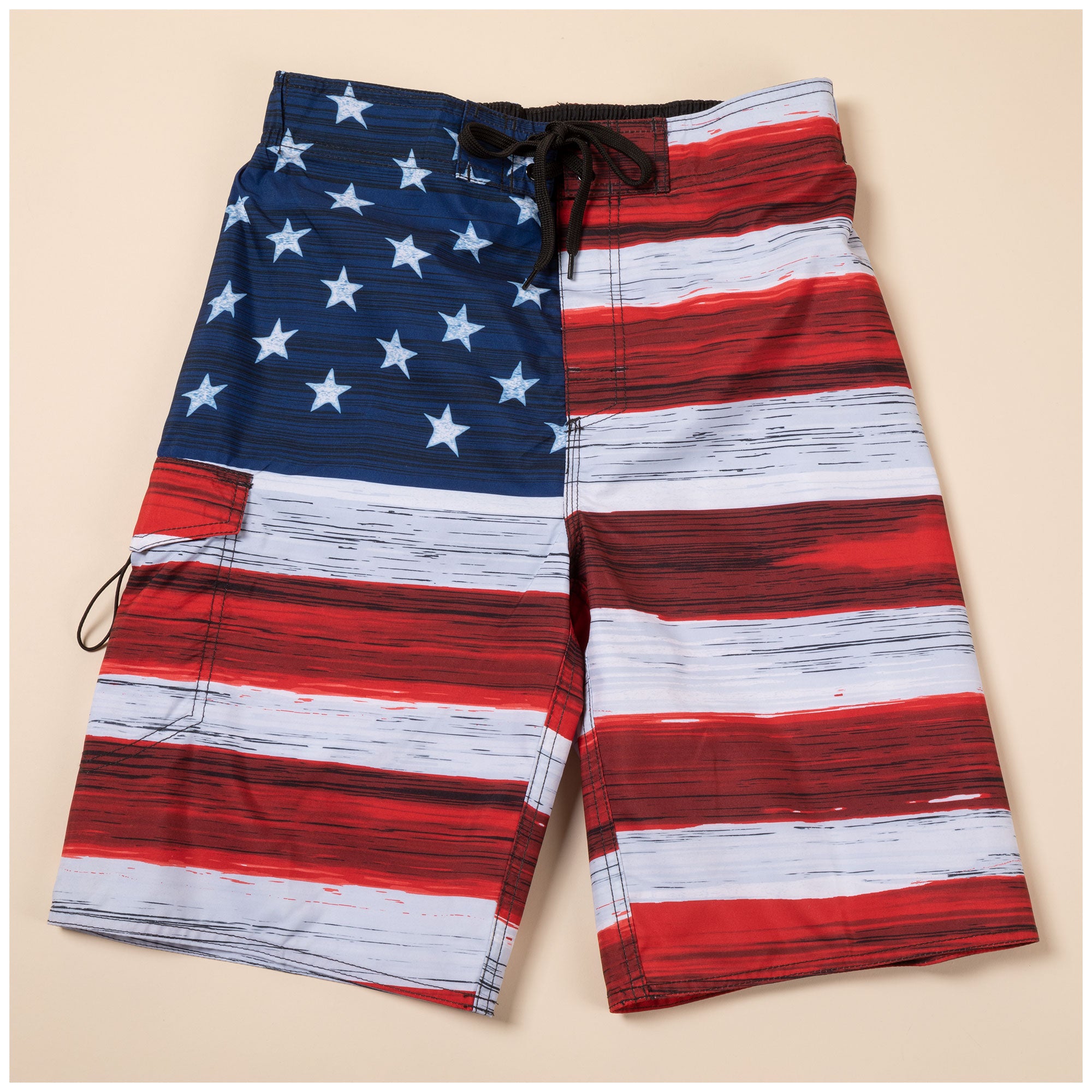 Premium Men's Patriotic Swim Trunks - Ultimate Comfort & Style