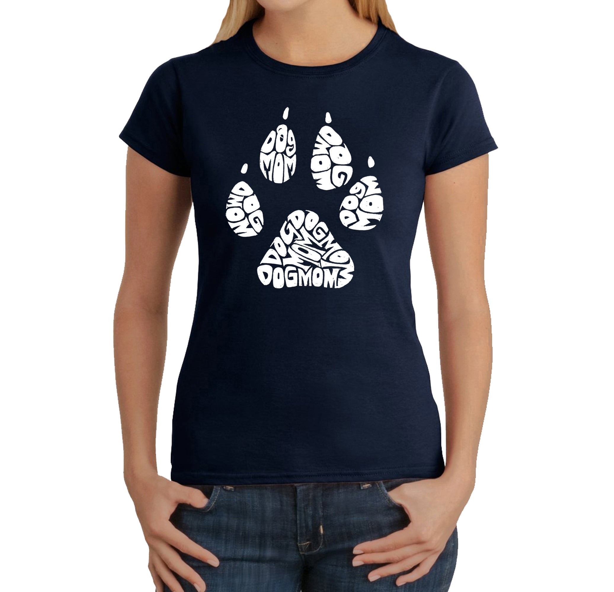 Ultimate Dog Mom T-Shirt - Premium Women's Word Art Tee