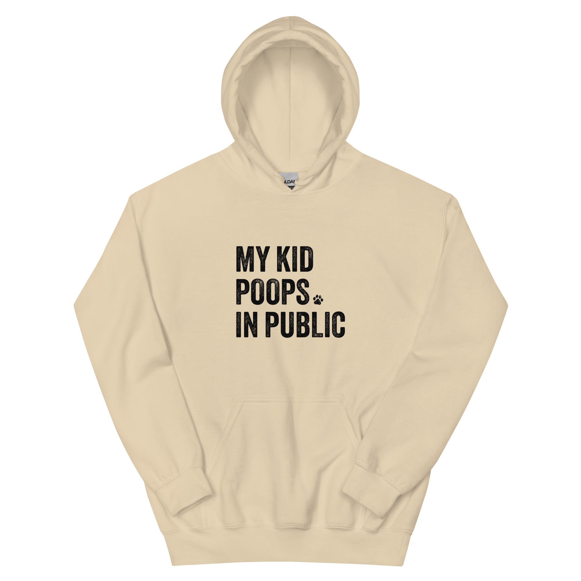 Ultimate Funny Pet Lover Hoodie - 'My Kid Poops In Public'