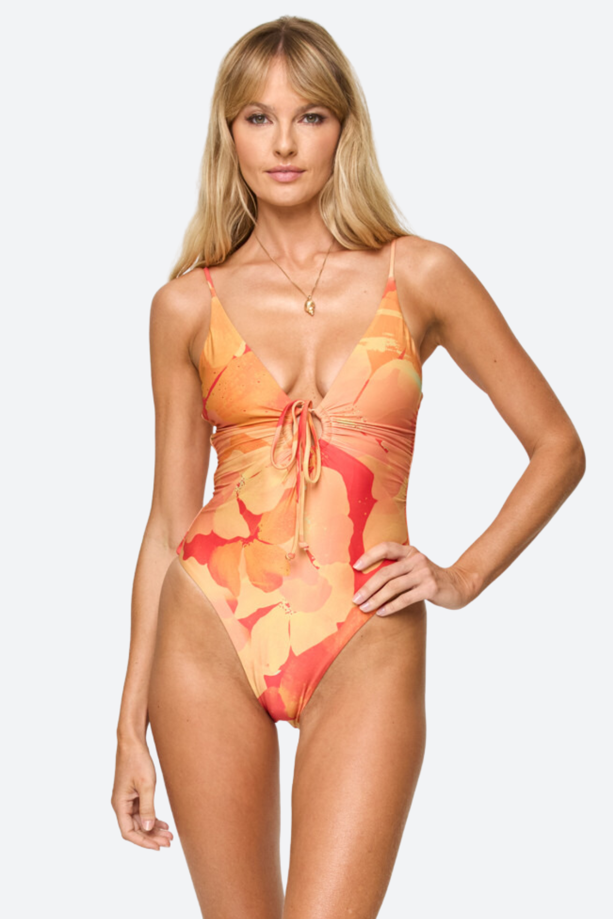 Premium L*Space Piper One Piece Swimsuit in Native Poppies - Ultimate Summer Style