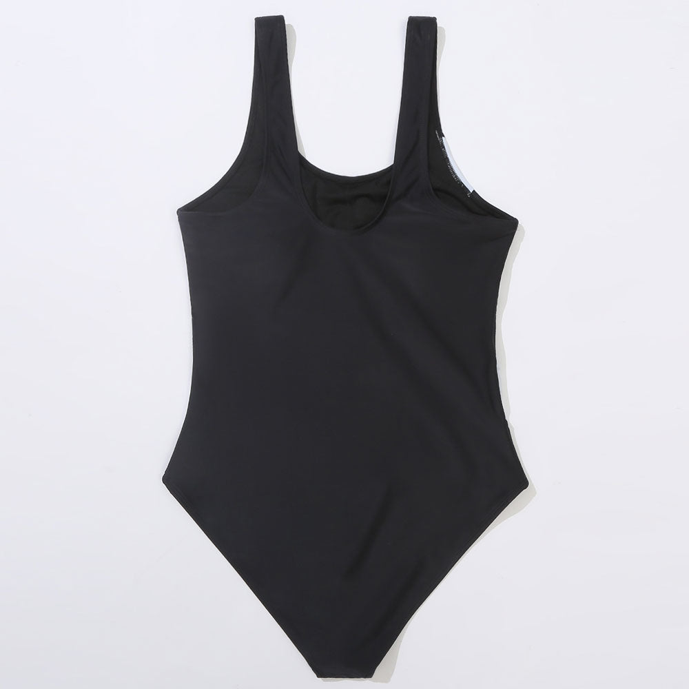 Premium Athletic Contrast One-Piece Swimsuit – Ultimate Support & Style