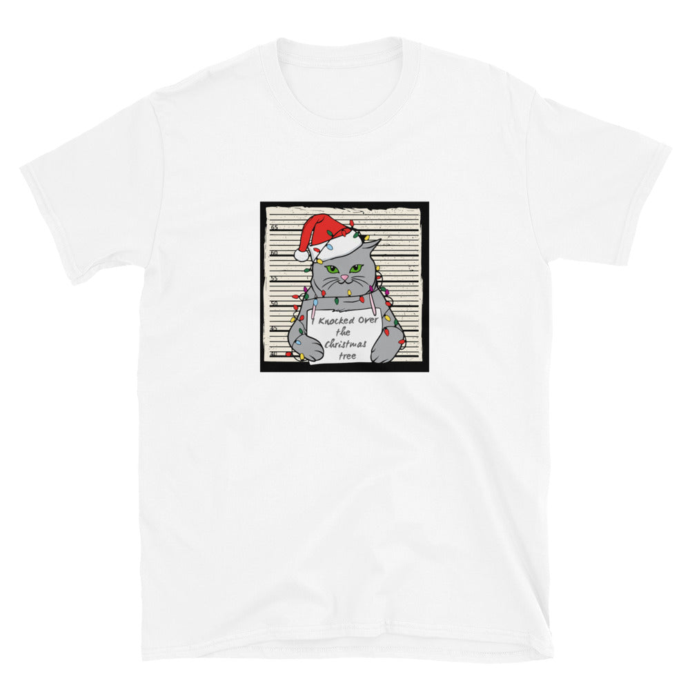 Premium Christmas Shenanigans Cat T-Shirt - Ultimate Holiday Comfort