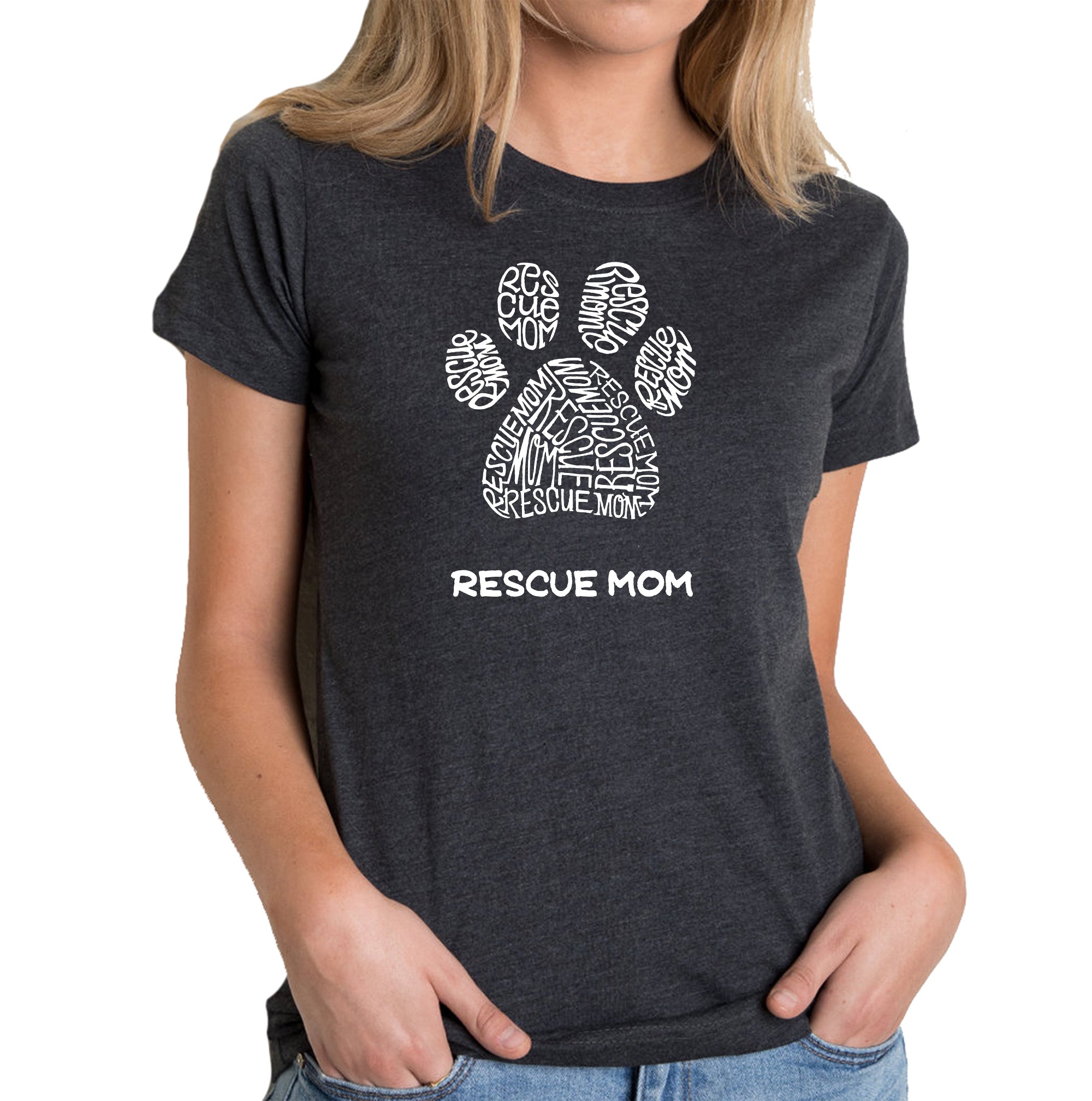 Ultimate Rescue Mom - Women's Premium Word Art T-Shirt