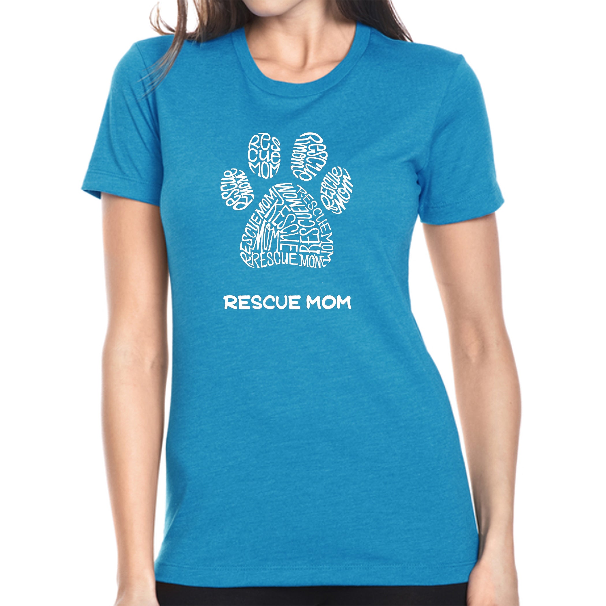 Ultimate Rescue Mom - Women's Premium Word Art T-Shirt