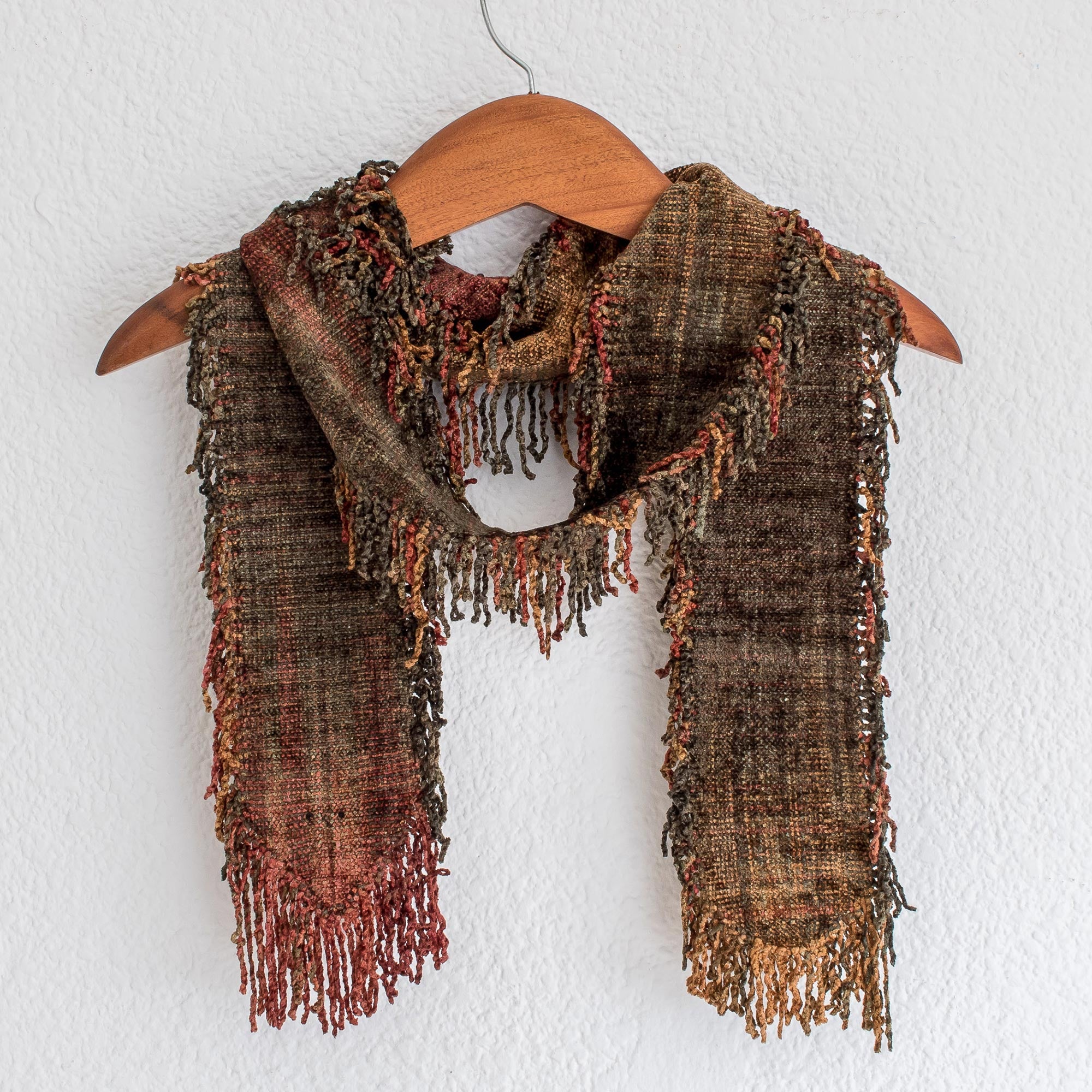 Premium Pacaya Volcano Bamboo Scarf - Handwoven Elegance