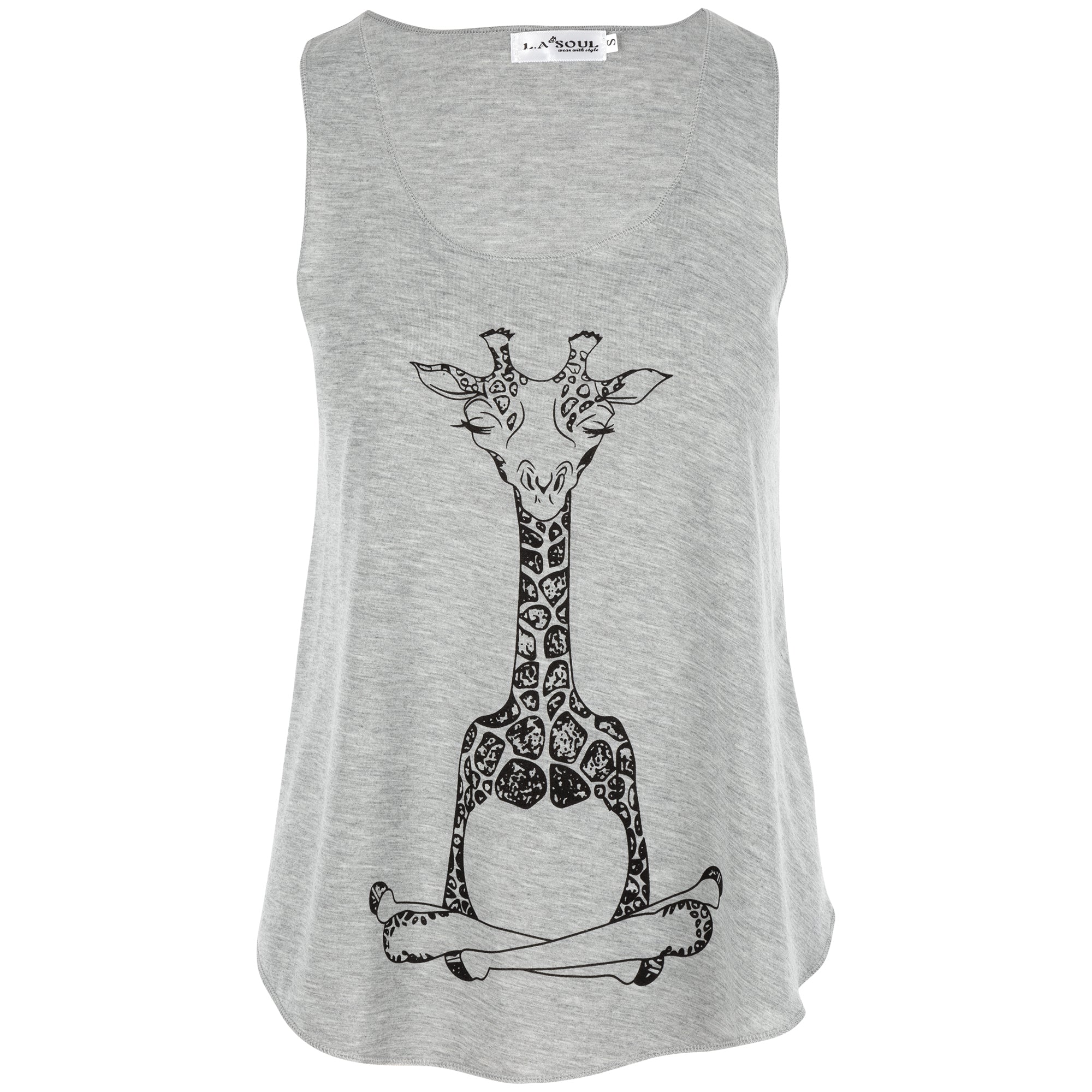 Premium Om Giraffe Yoga Tank Top