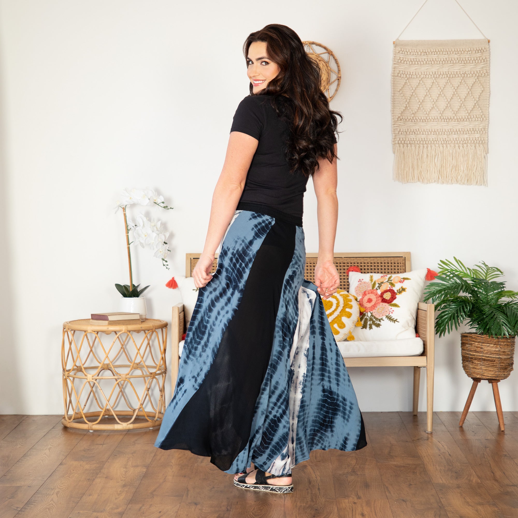 Premium Twisted Maxi Tie-Dye Skirt - Ultimate Summer Style