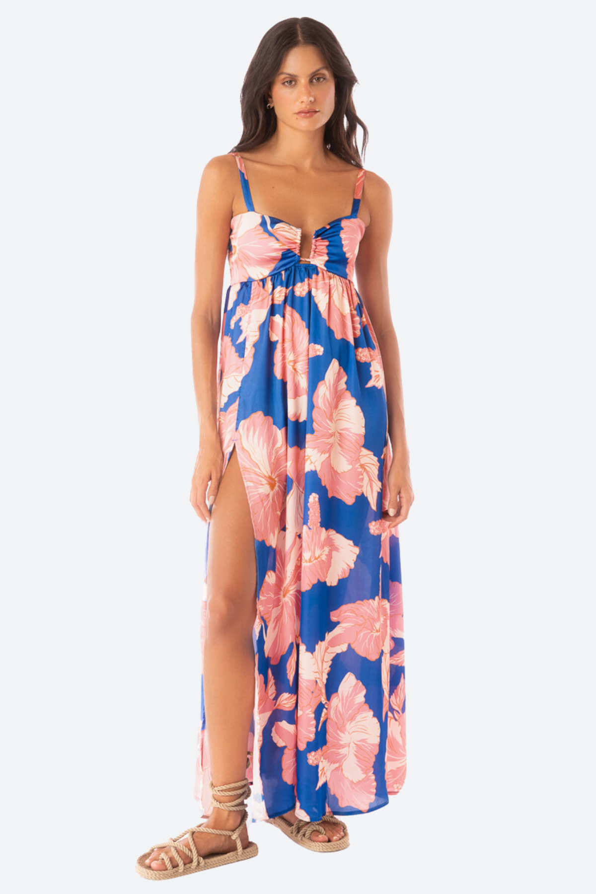 Maaji Magnolia Mirage Serena Maxi Dress - Premium Bright Blue