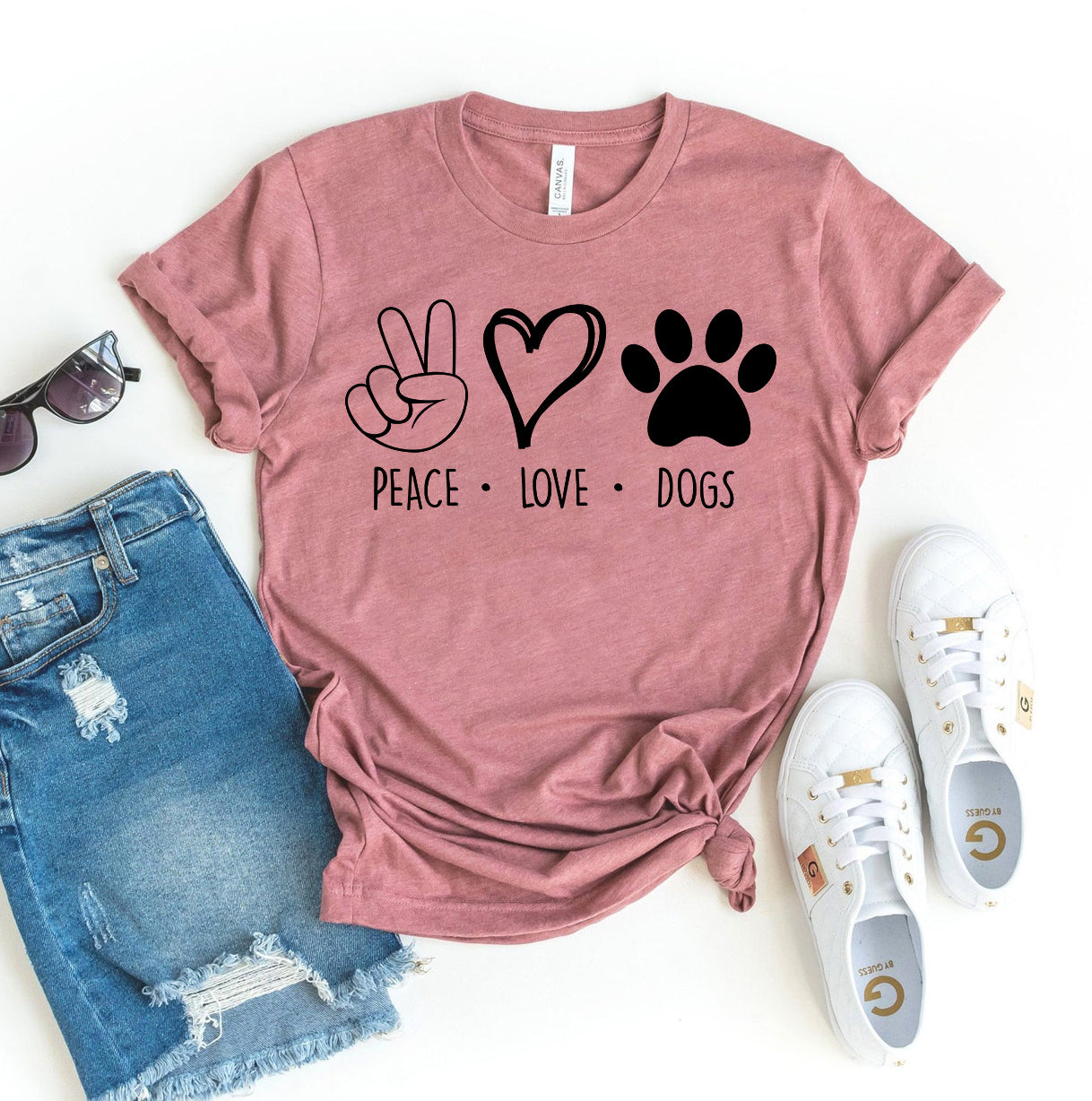 Premium Peace Love Dogs Tee - Ultimate Comfort & Style