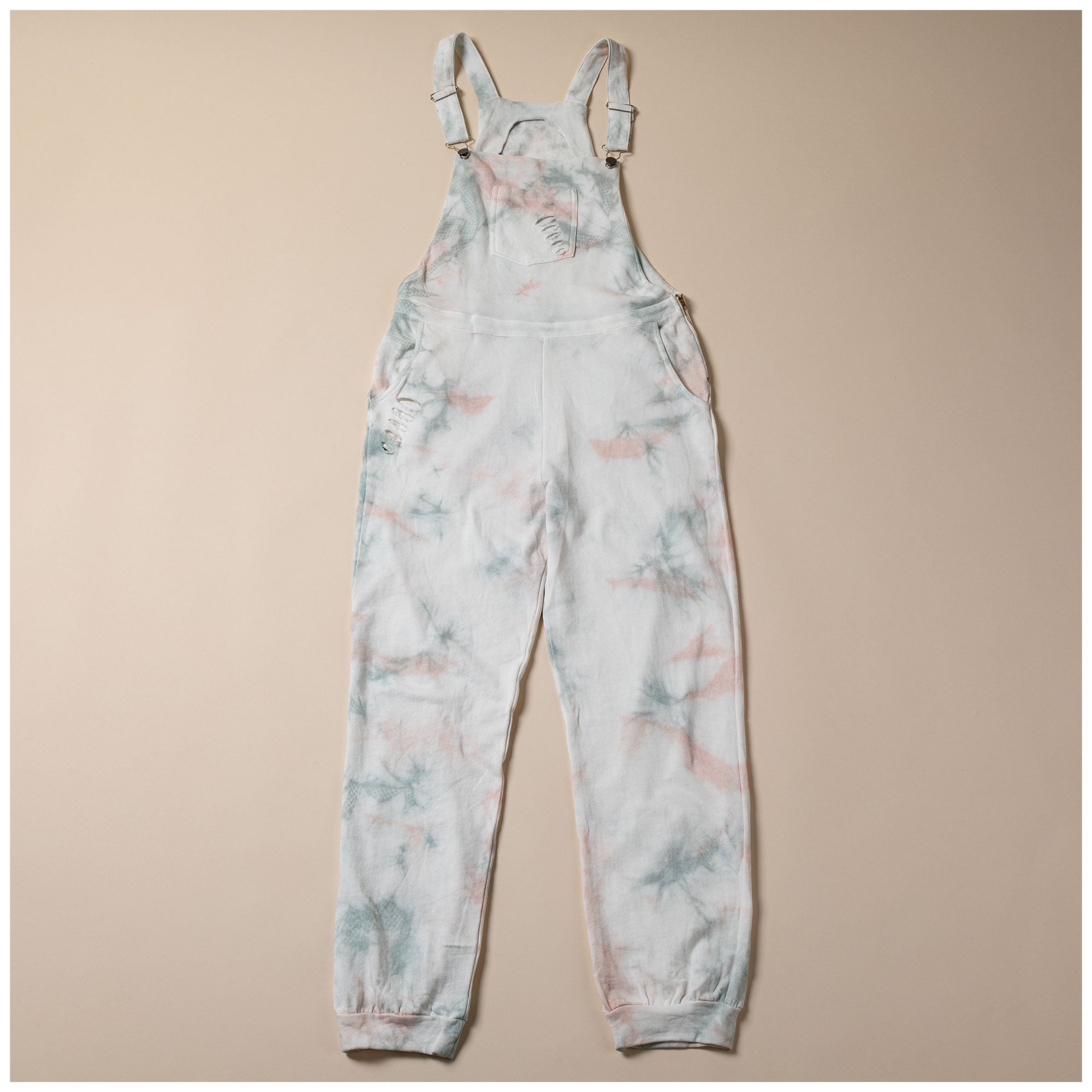 Ultimate Pink Cloud Tie-Dye Overalls - Premium Comfort & Style