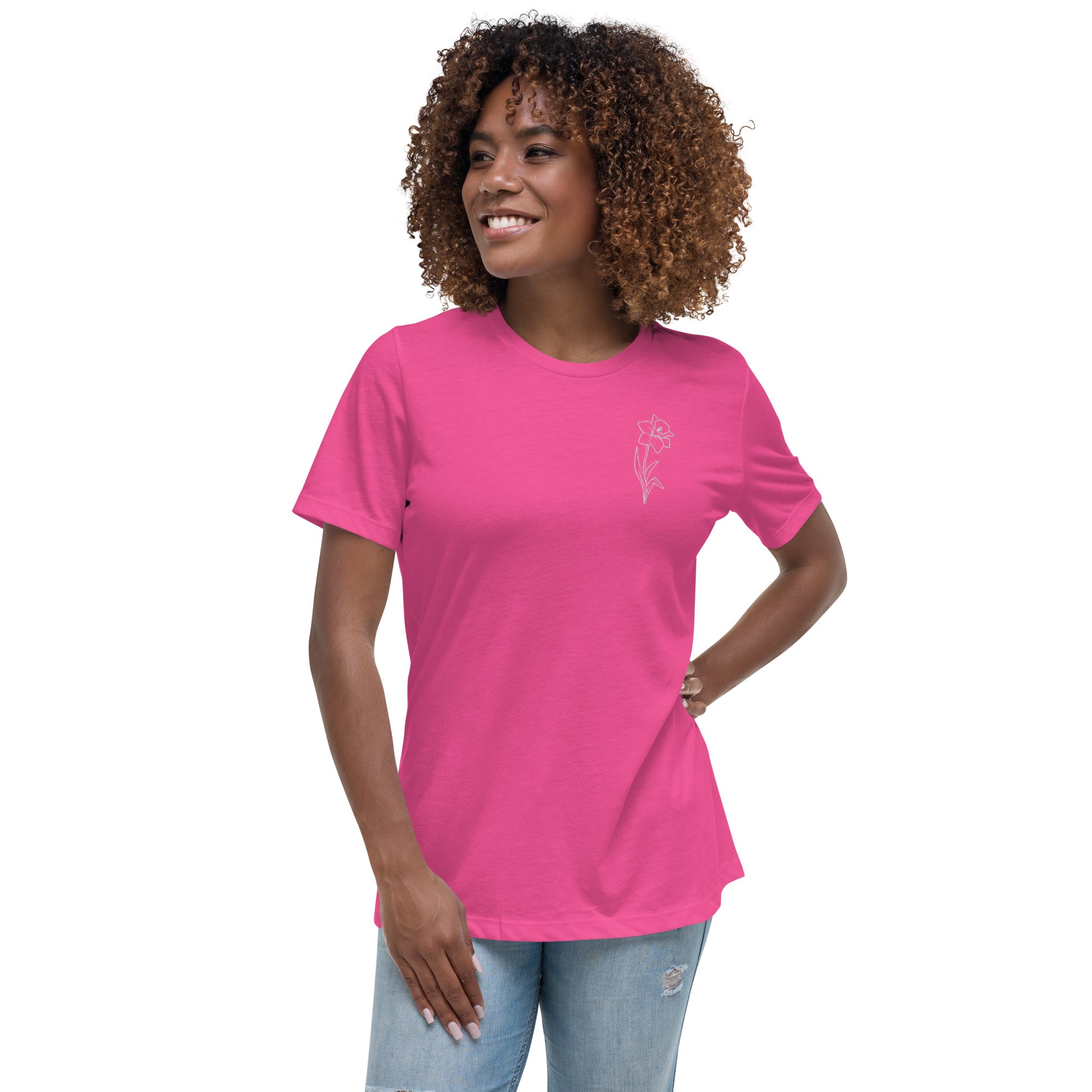 Premium Daffodil Women's Relaxed Fit T-Shirt