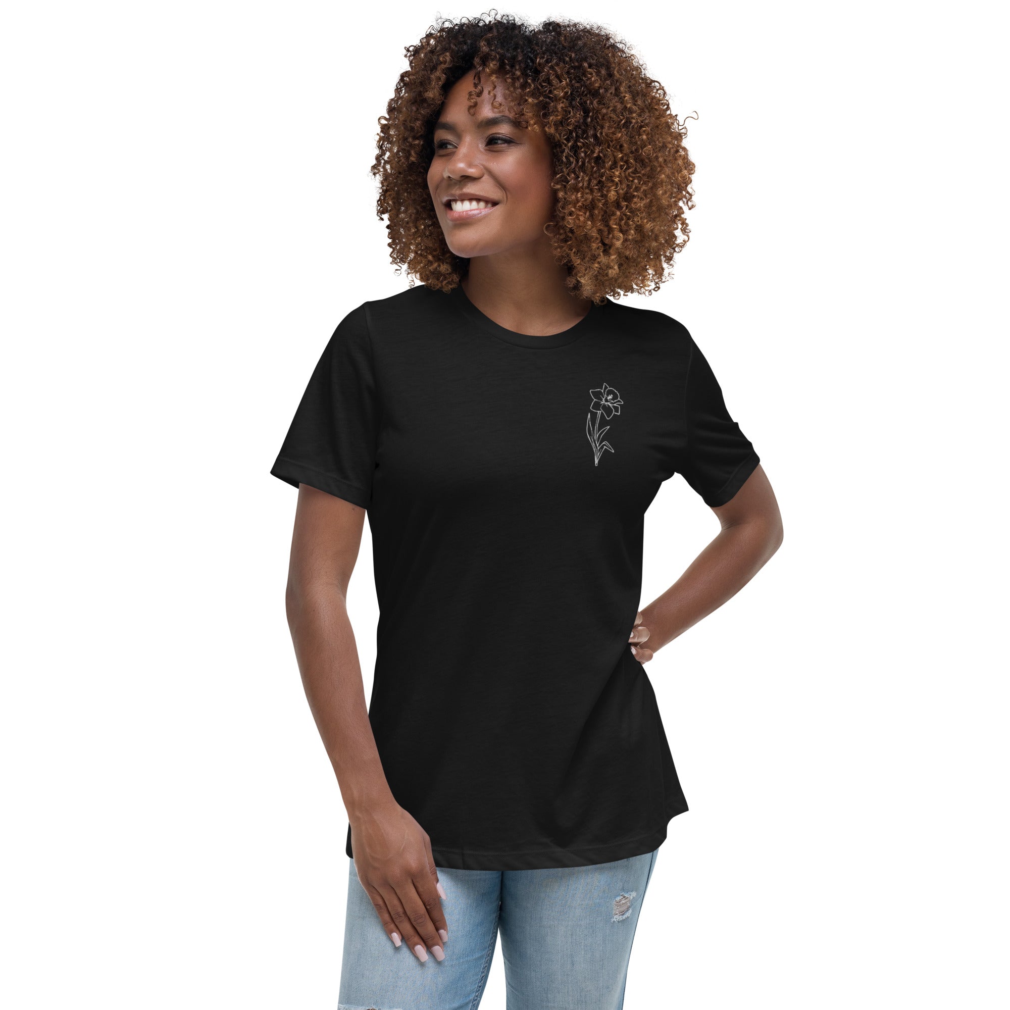 Premium Daffodil Women's Relaxed Fit T-Shirt