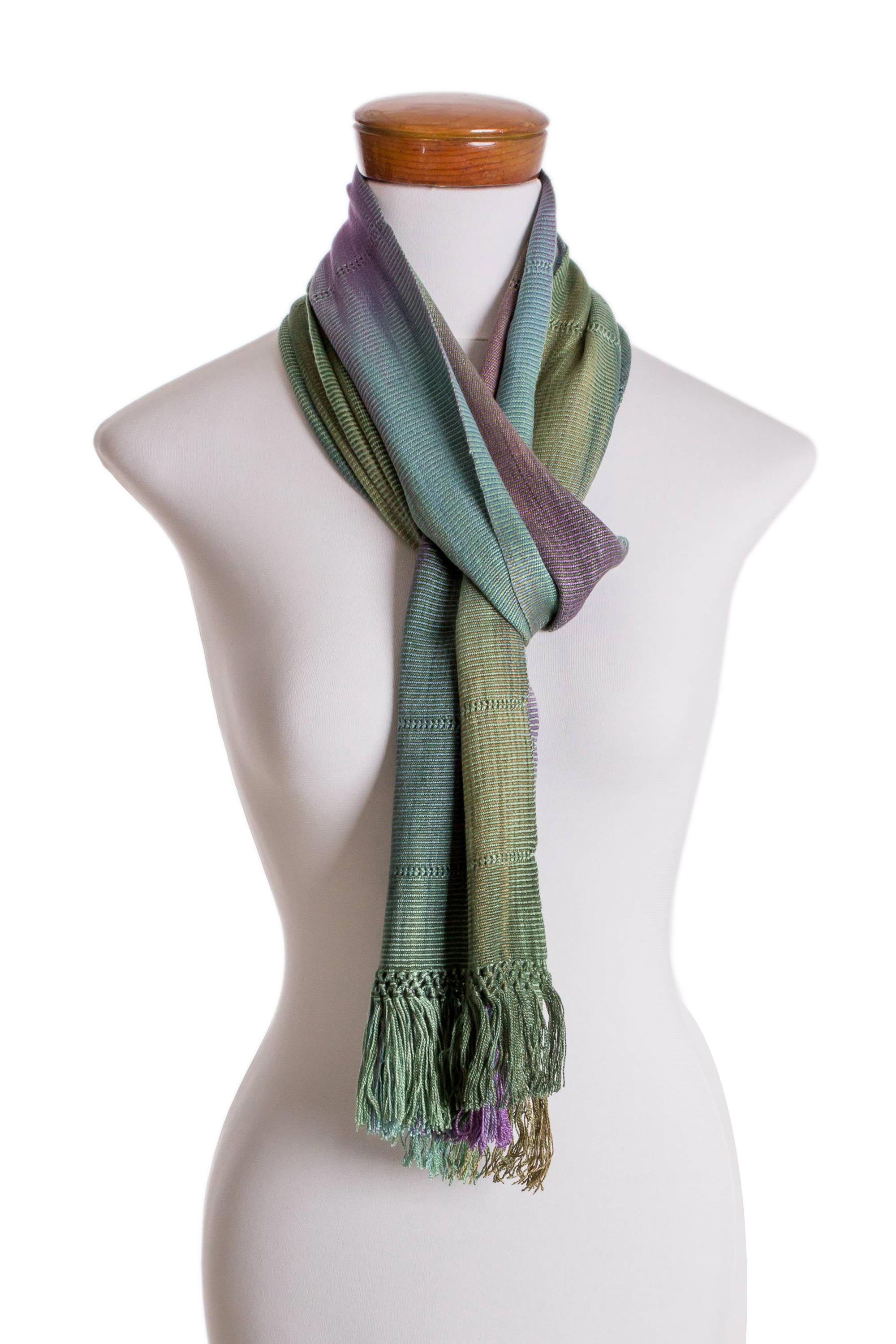 Premium Handwoven Rayon Wrap Scarf - Eco-Friendly & Stylish