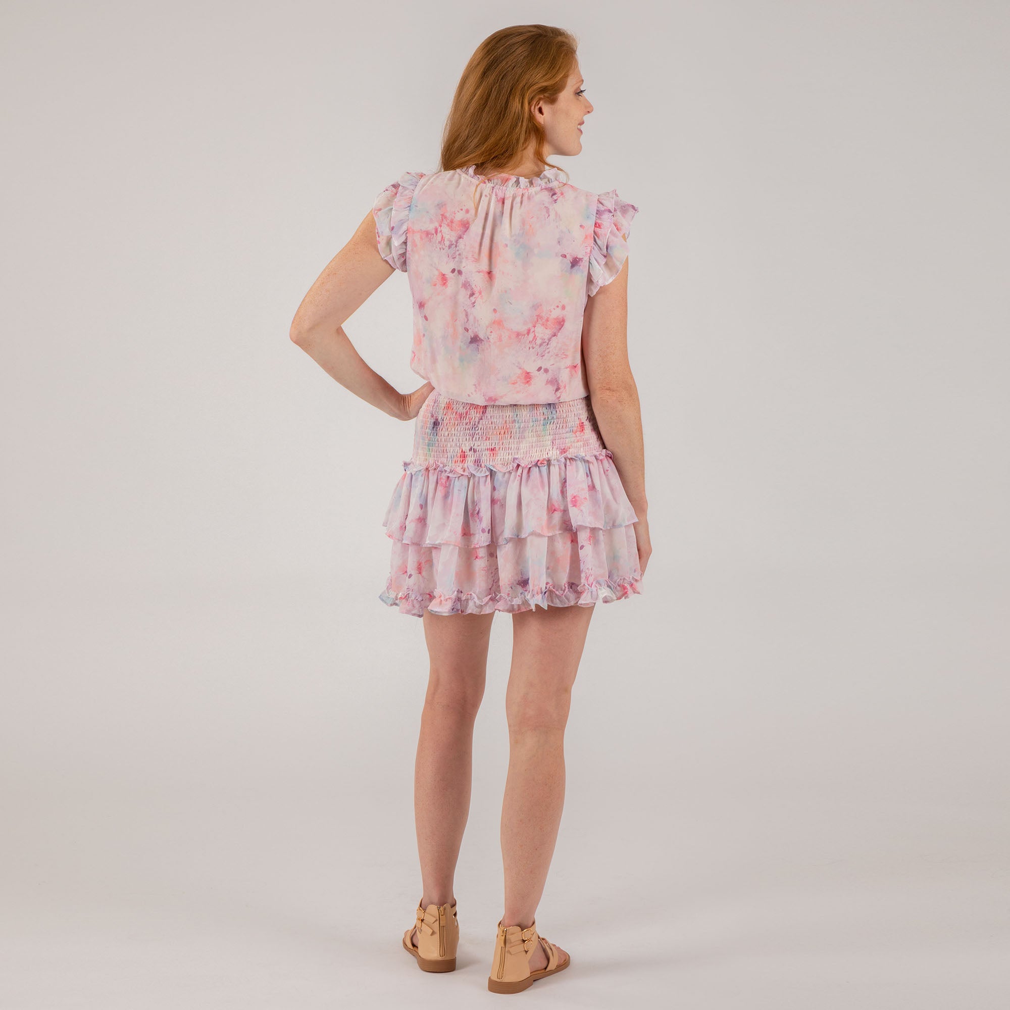 Ultimate Multi-Color Ruffle Smocked Mini Dress - Premium Fit & Style