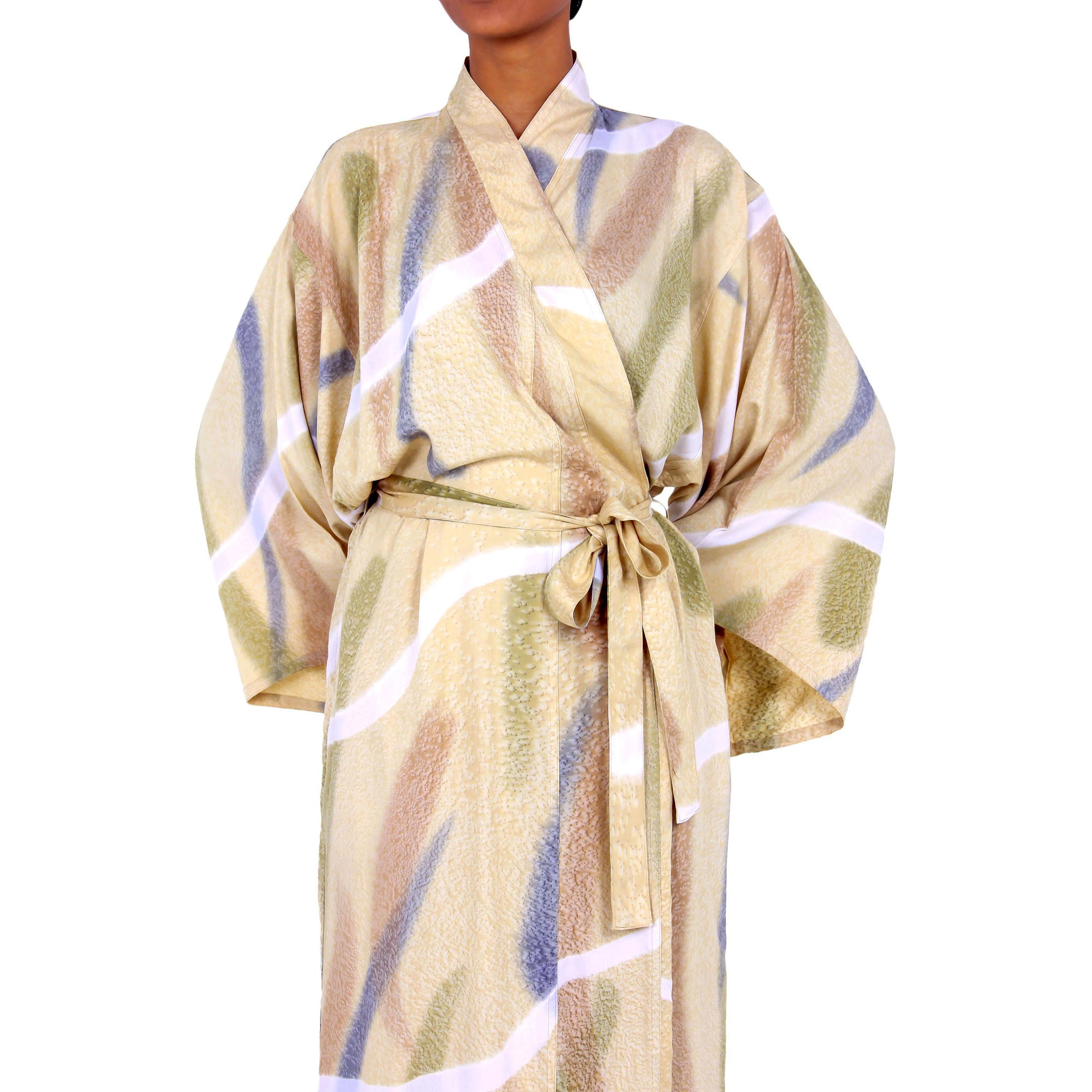 Premium Hand-Painted Batik Robe for Women - Ultimate Comfort & Style