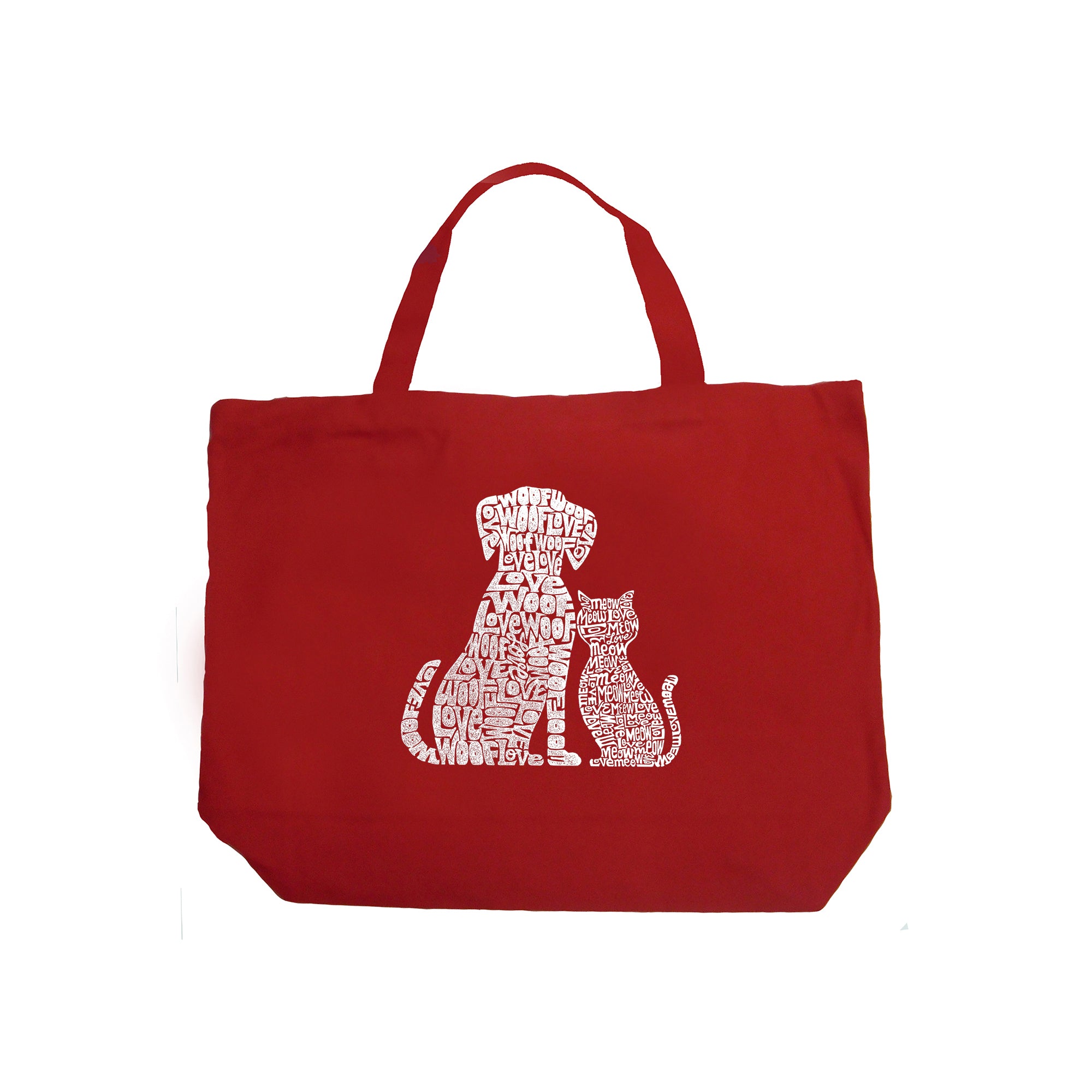 Premium Word Art Tote Bag - Ultimate Pet Lover's Companion