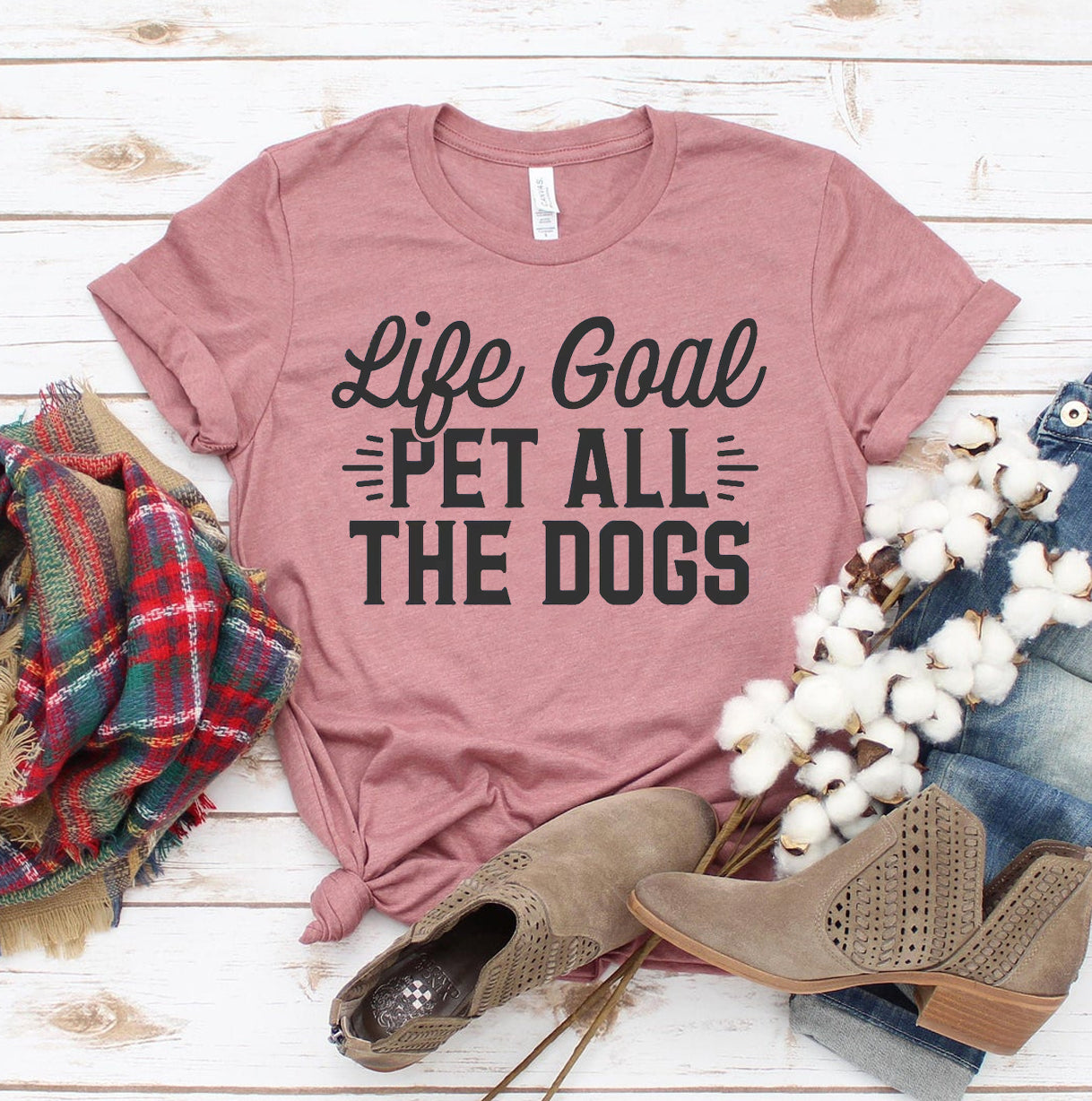 Premium Life Goal Pet All The Dogs T-Shirt - Ultimate Comfort & Style