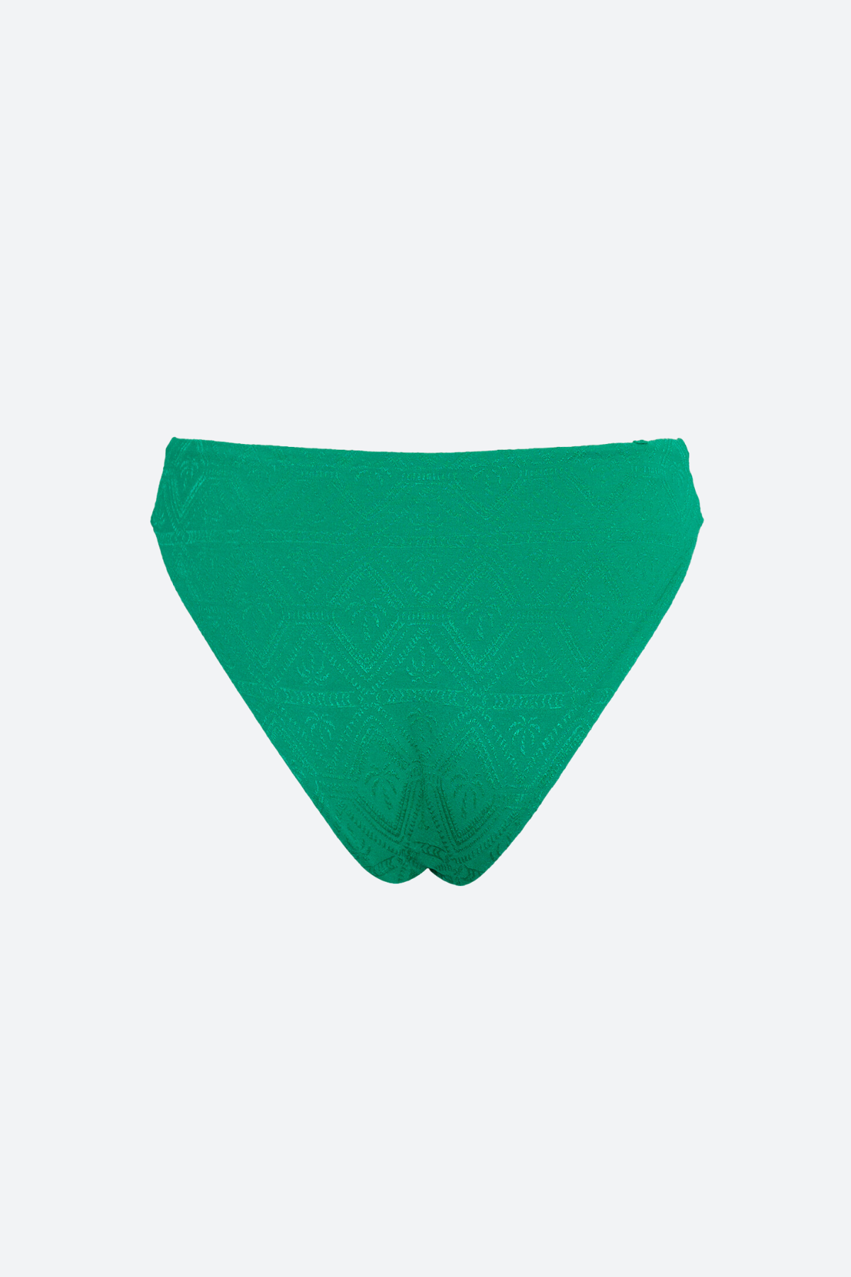 Premium Malai Textured Neo Paramount Swim Bottom in Ipanema Sunny Green – Ultimate Fit & Style