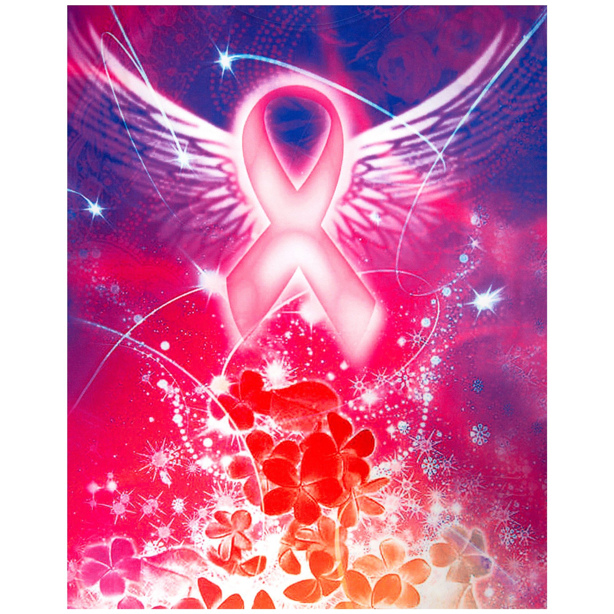 Premium Spirit Wings Pink Ribbon Tee - Breast Cancer Awareness