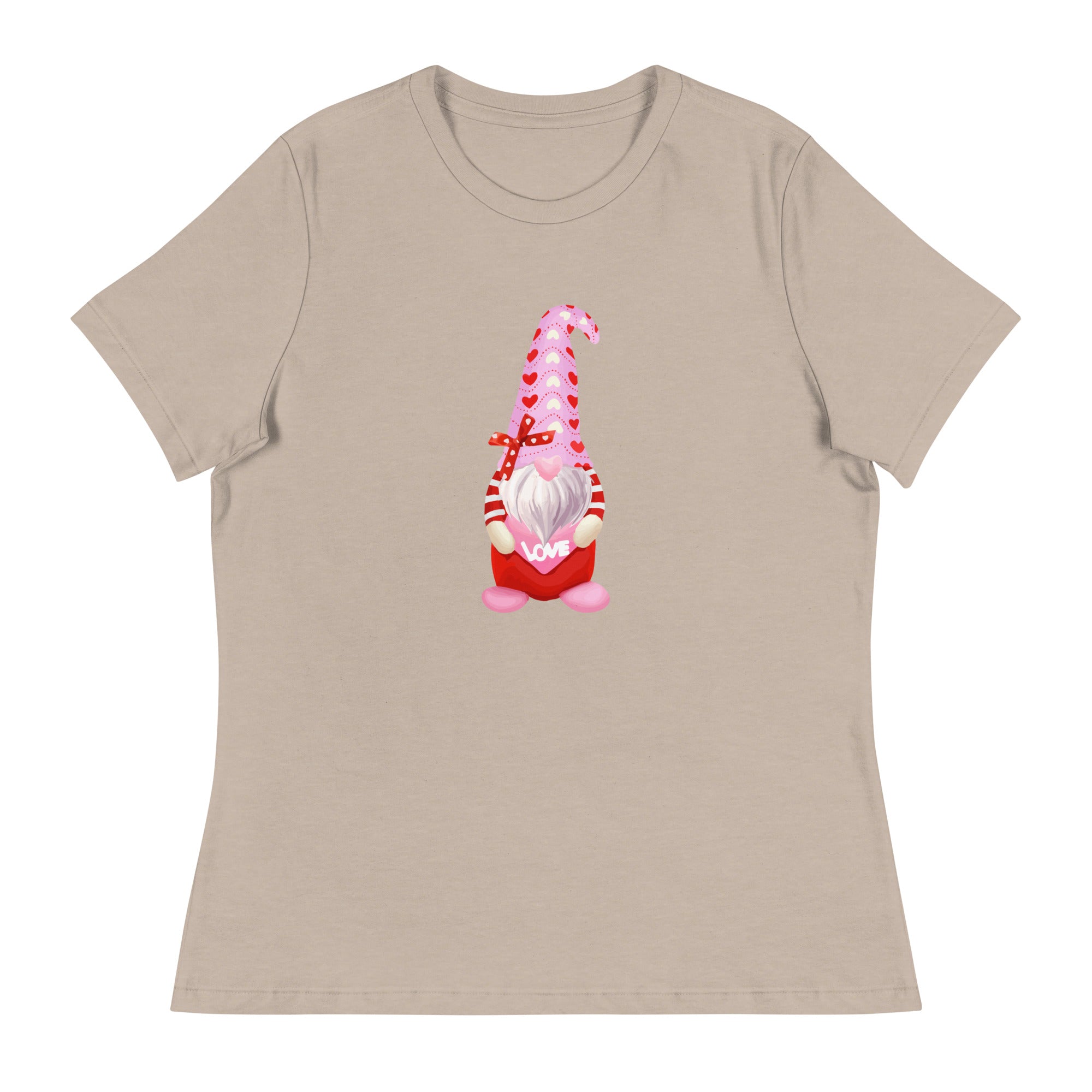 Premium Valentine Gnome Women's Relaxed Fit T-Shirt