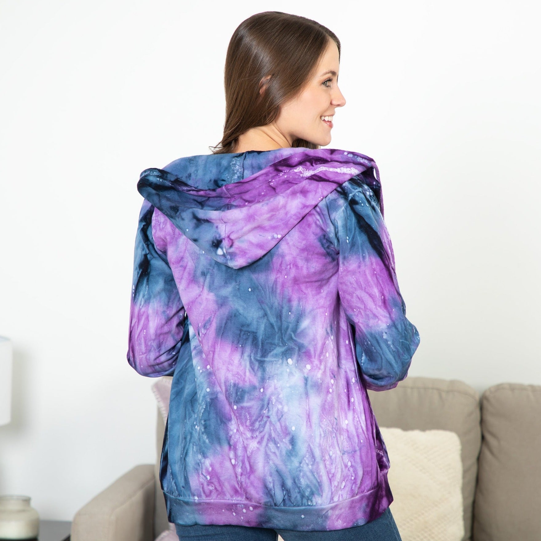 Premium Cosmic Charm Hooded Jacket | Fair Trade Cotton