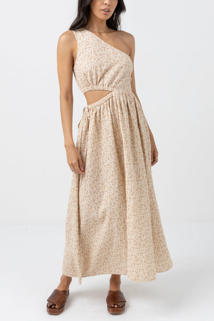 Rhythm Juliette Premium One Shoulder Maxi Dress