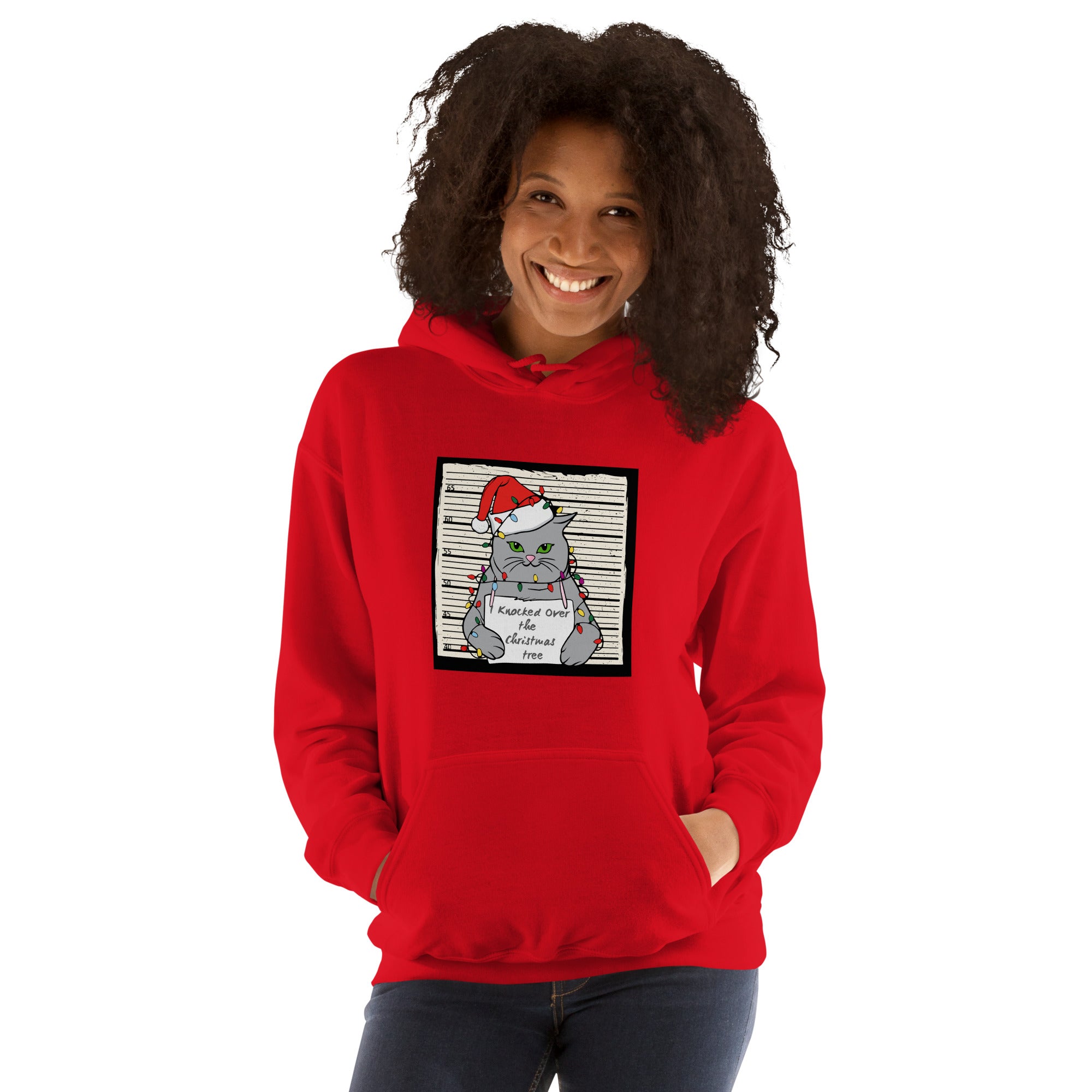 Premium Christmas Cat Hoodie - Ultimate Holiday Shenanigans