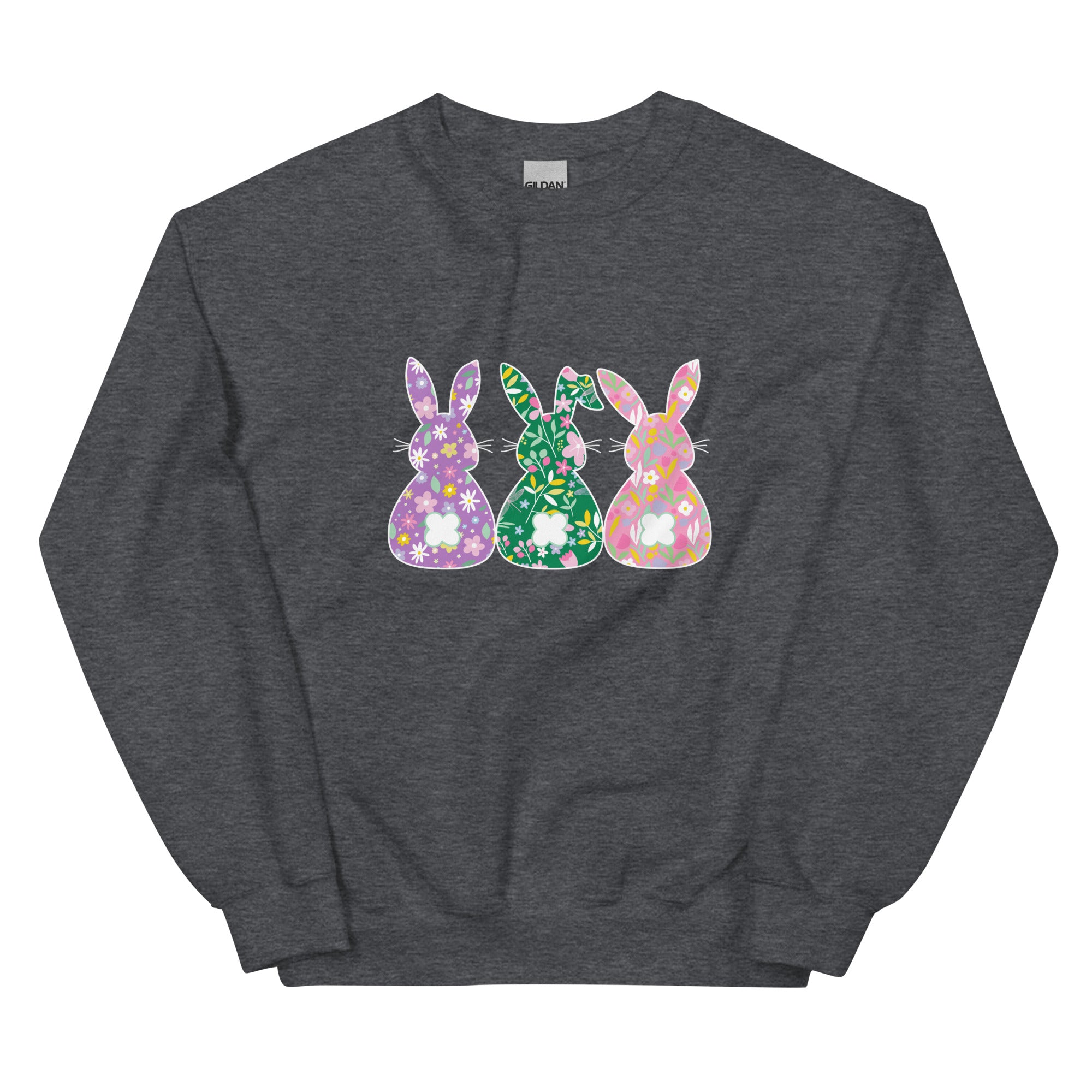 Premium Whimsical Bunnies Crewneck Sweatshirt - Ultimate Spring Style